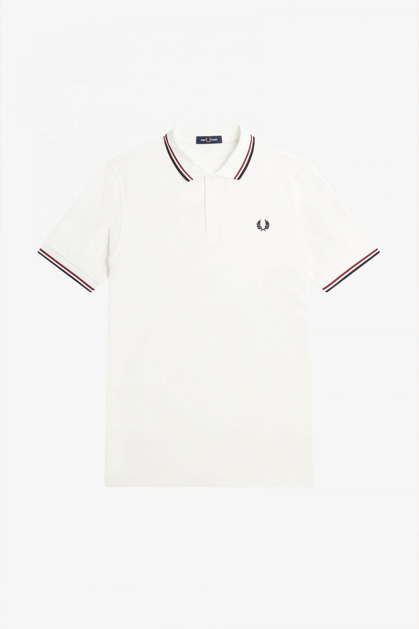 FRED PERRY TWIN TIPPED FRED PERRY SHIR en color BLANCO (2)