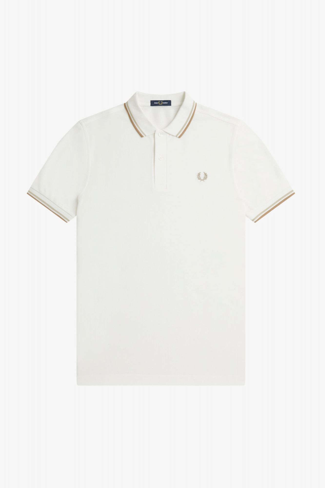 FRED PERRY M3600FP en color BLANCO (2)