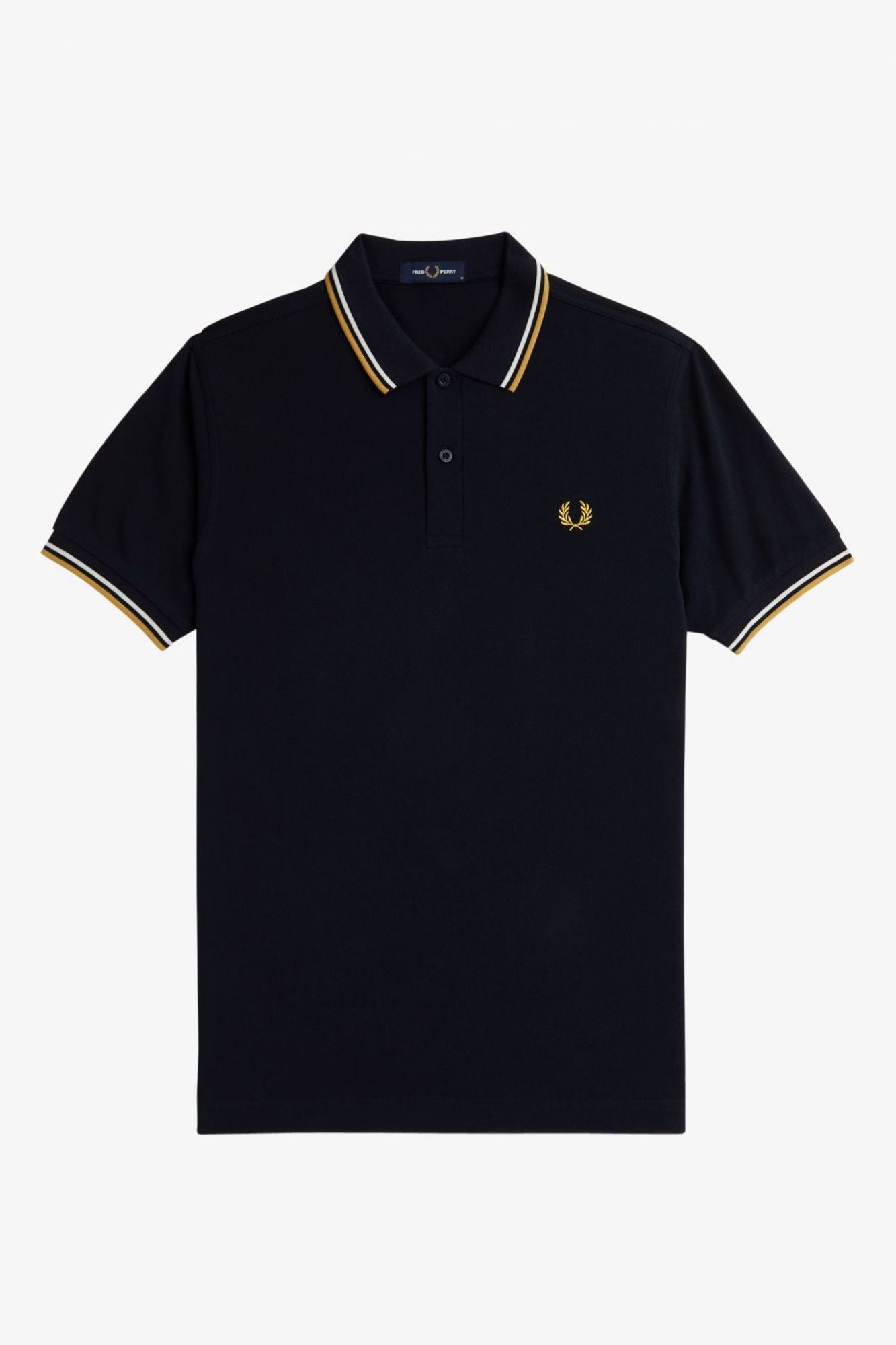 FRED PERRY TWIN TIPPED en color AZUL (2)