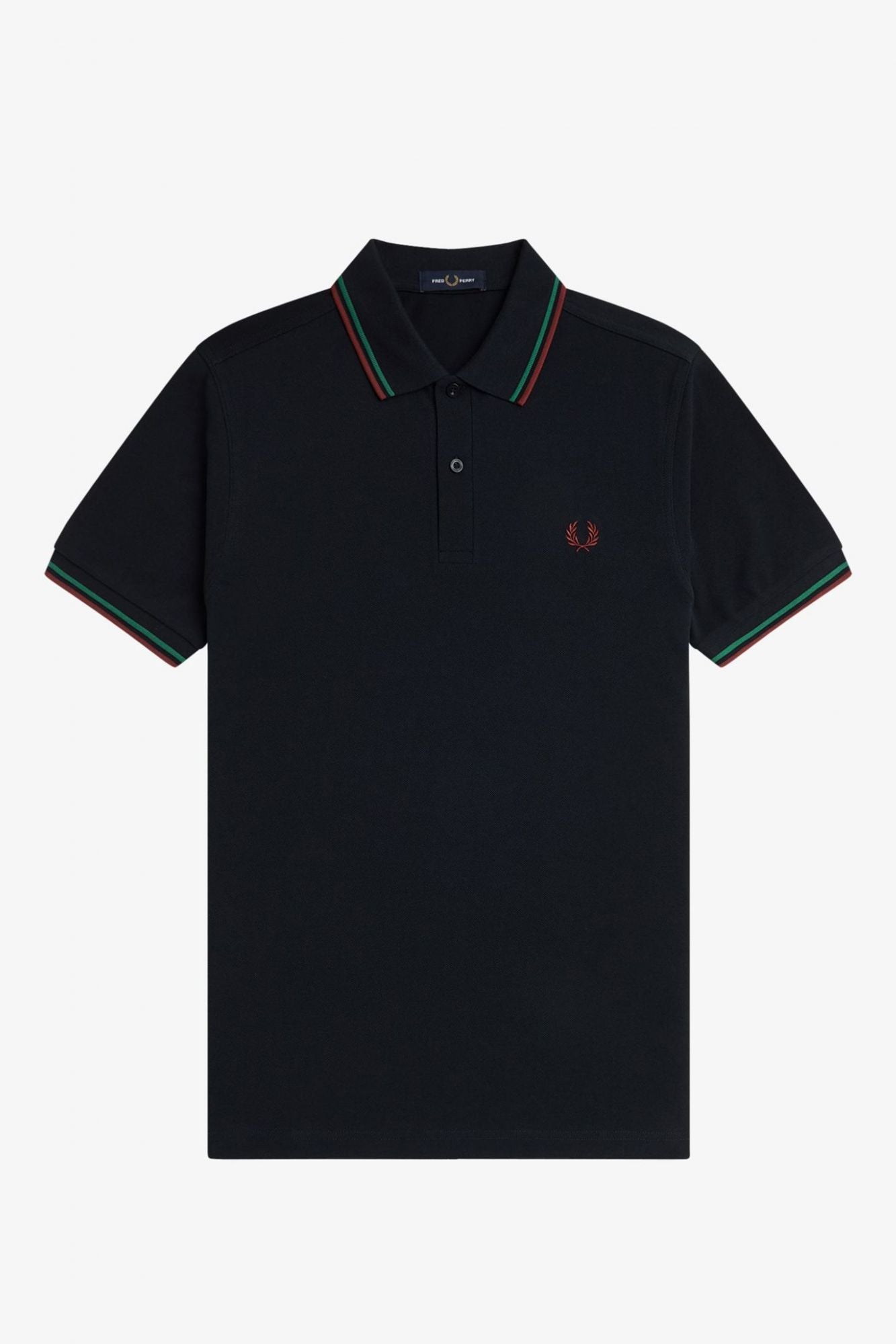 FRED PERRY TWIN TIPPED en color AZUL (2)