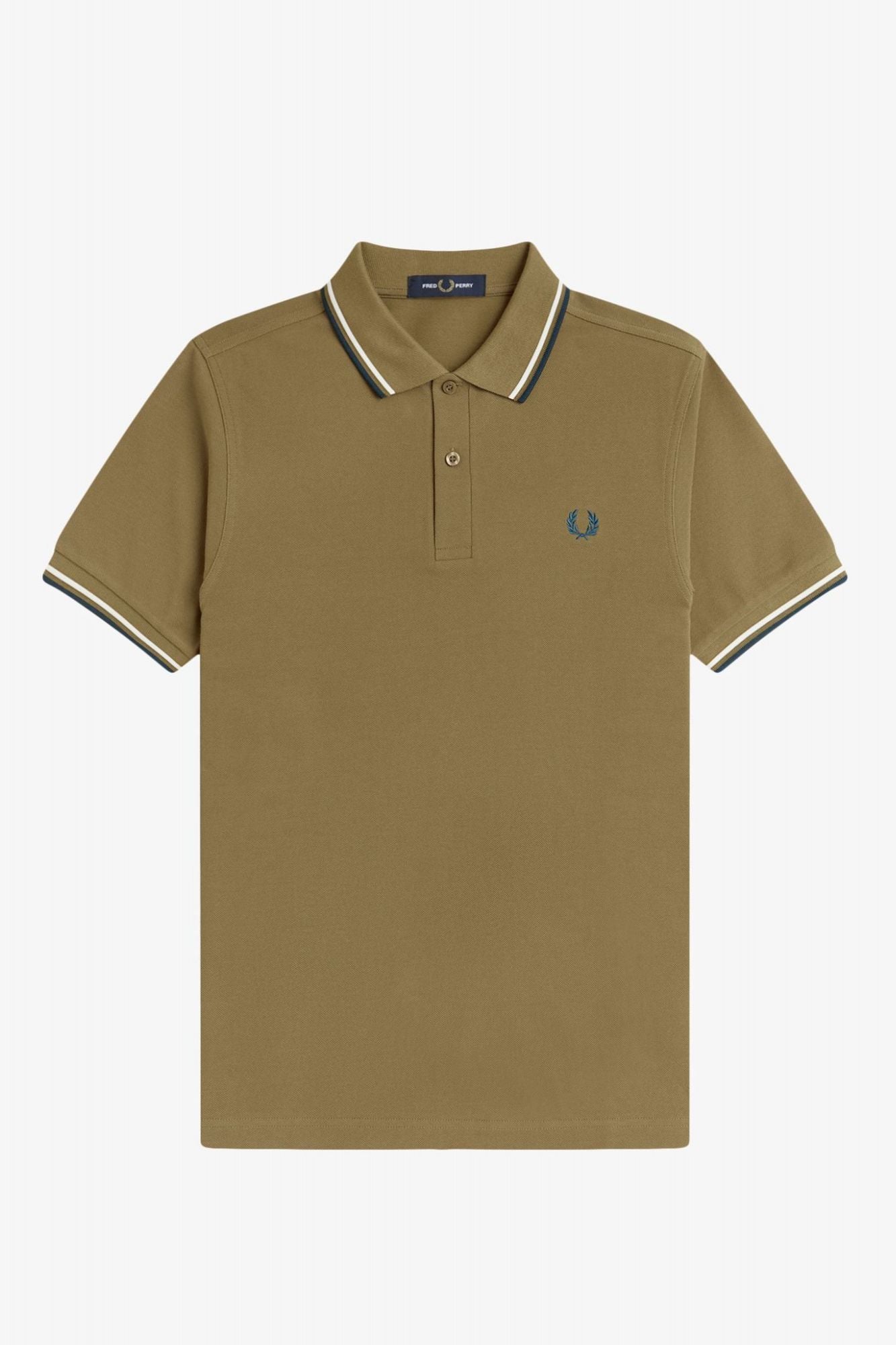 FRED PERRY TWIN TIPPED en color MARRON (2)