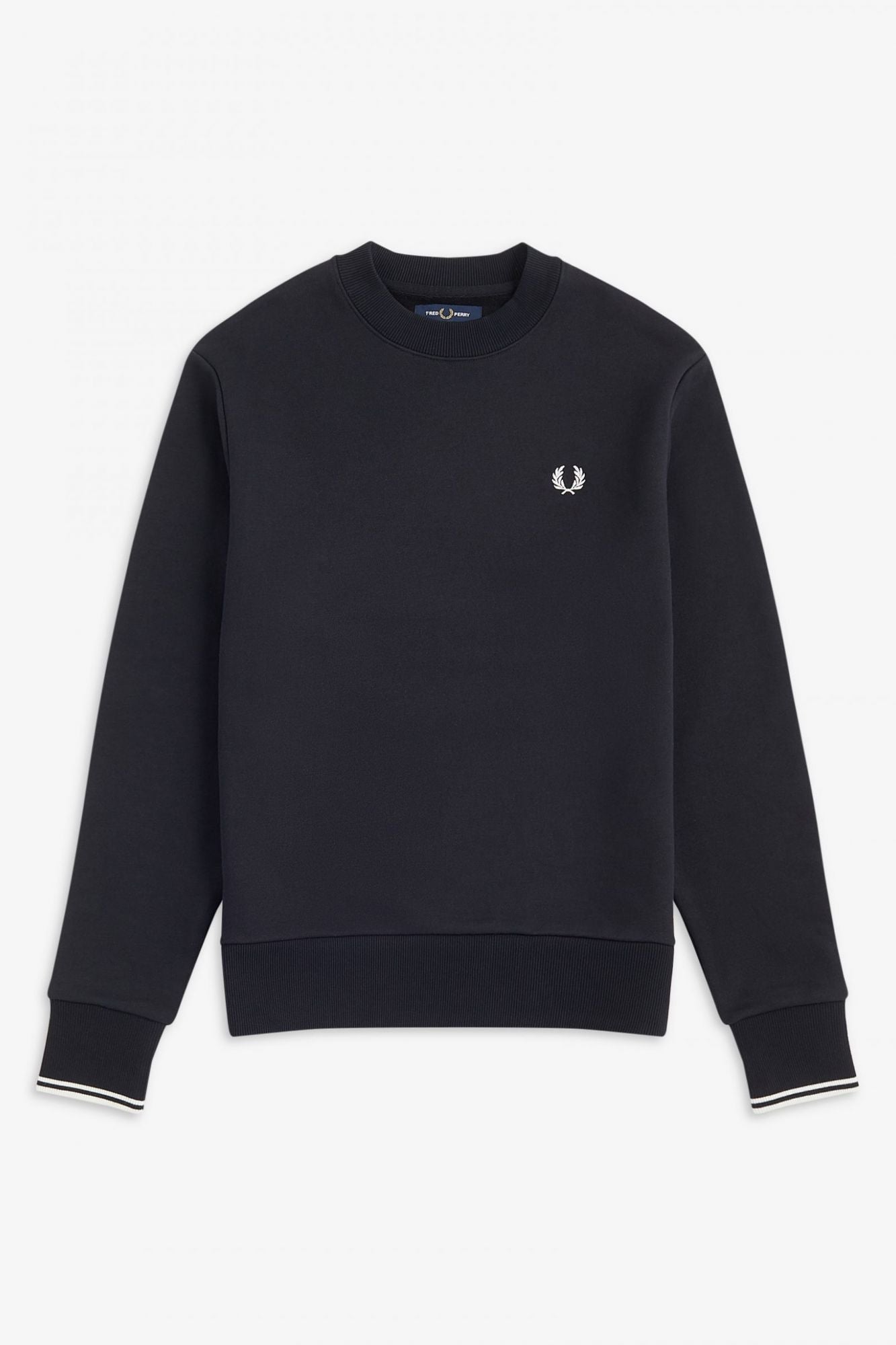 FRED PERRY CREW NECK en color NEGRO (2)