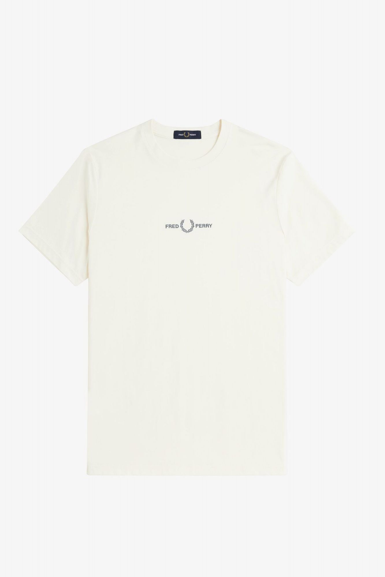 FRED PERRY  EMBROIDERED T-SHIRT en color BEIS (3)