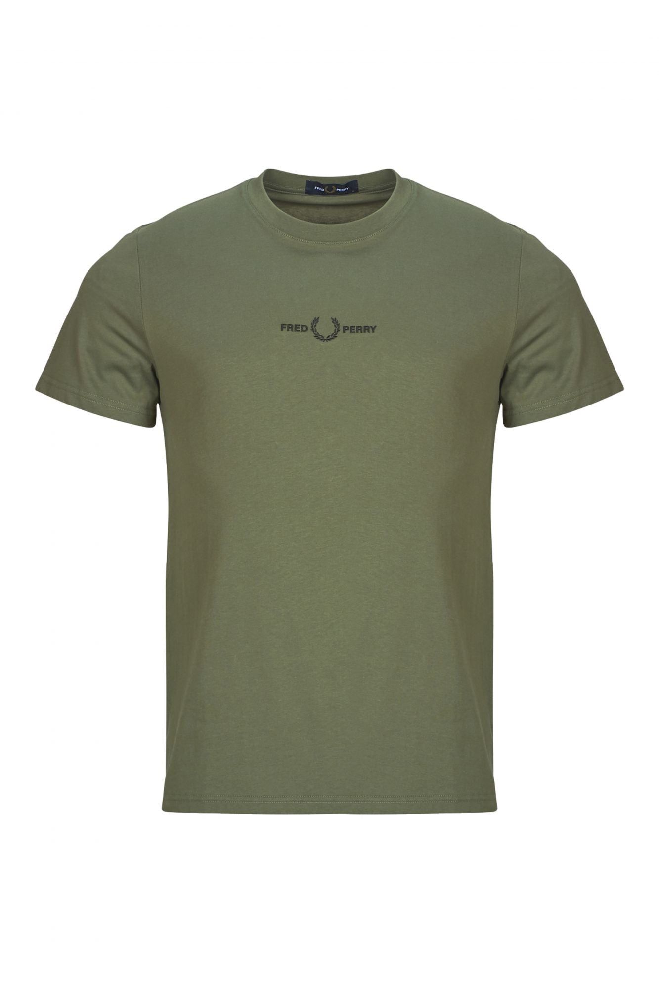 FRED PERRY EMBROIDERED T-SHIRT en color VERDE (1)