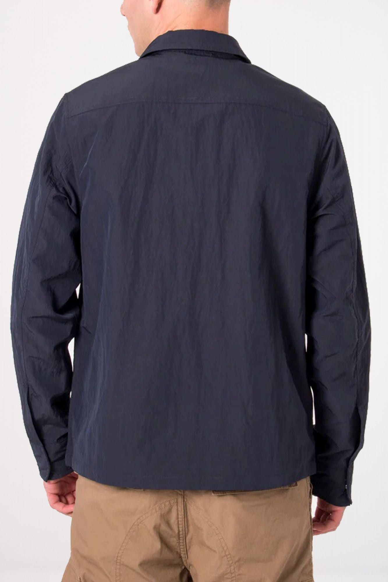 FRED PERRY ZIP THROUGH OVERSHIRT en color AZUL (4)