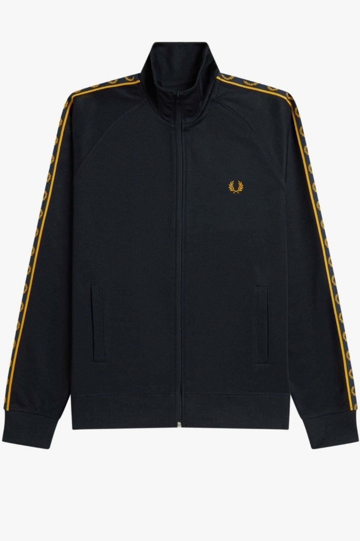 FRED PERRY J5557FP CONTRAST TAPE JACKET en color NEGRO (4)
