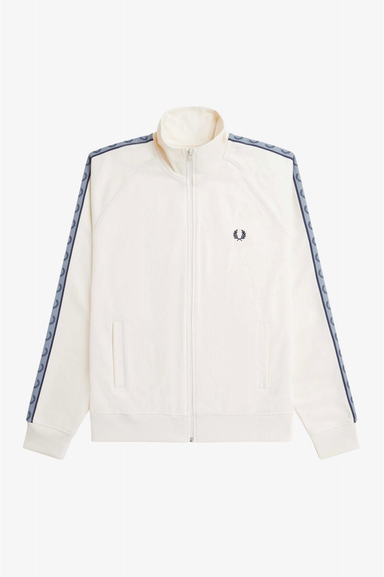 FRED PERRY CONTRAST TAPE TRACK KACKET en color BEIS (2)