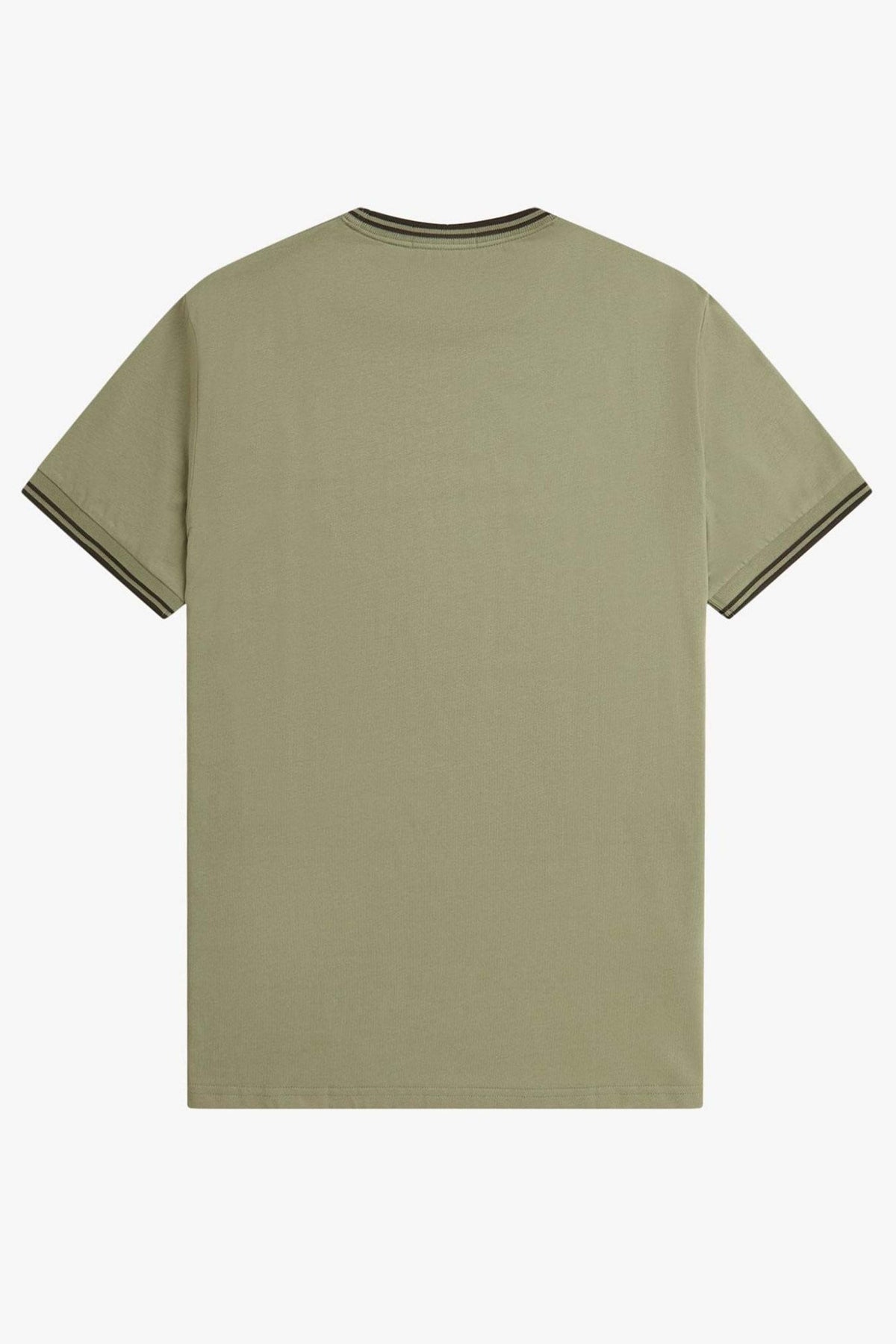 FRED PERRY  TWIN TIPPED T-SHIRT en color VERDE (2)