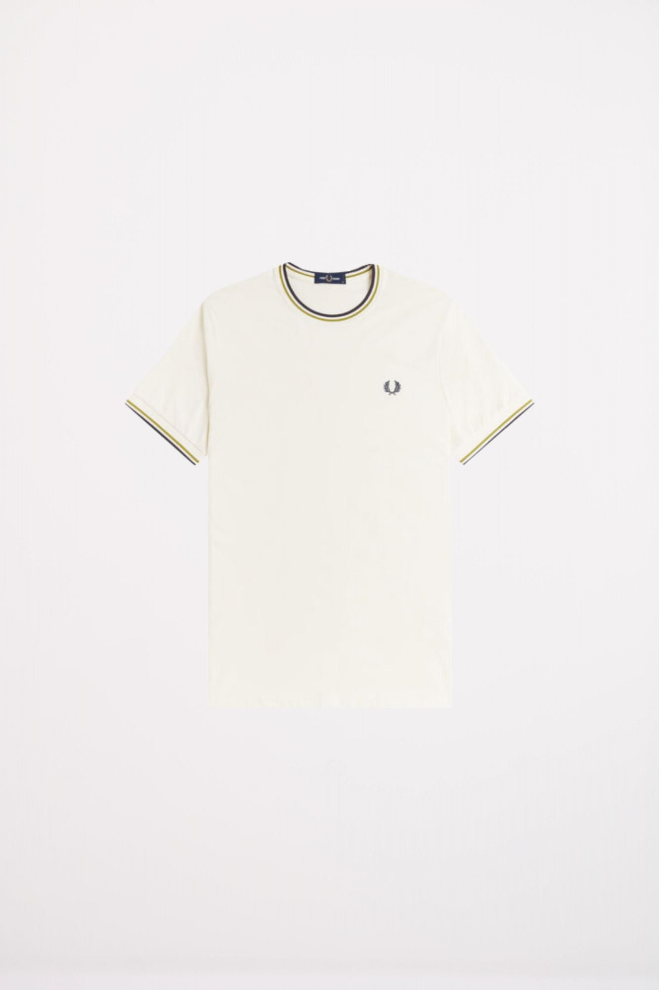 FRED PERRY  TWIN TIPPED T-SHIRT en color BEIS (2)
