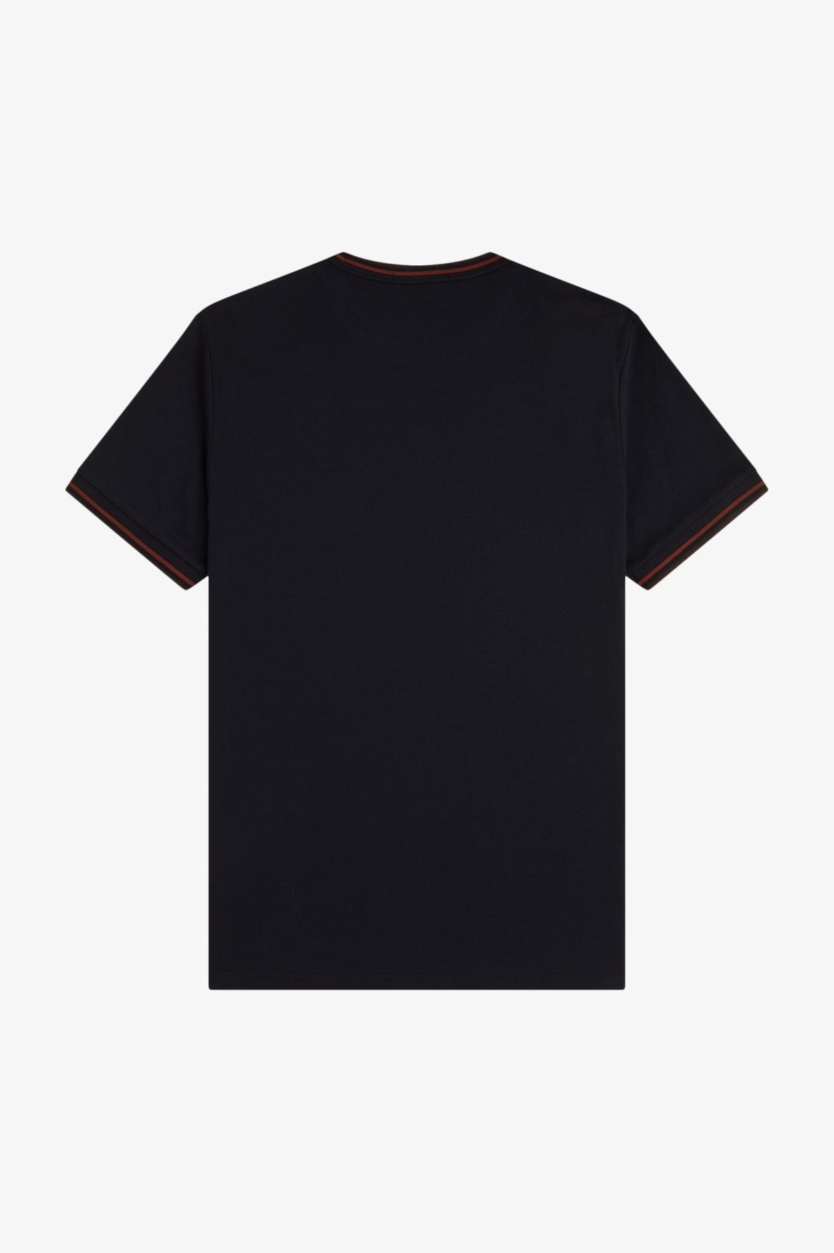 FRED PERRY M1588FP TWIN TIPPED T SHIRT en color NEGRO (4)