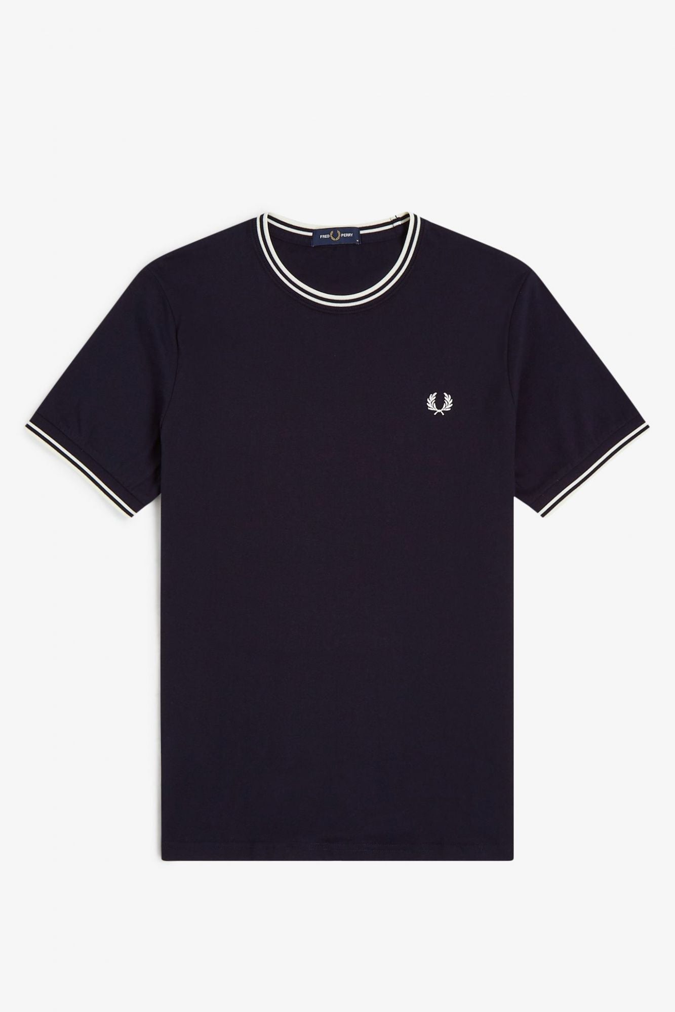 FRED PERRY  TWIN TIPPED T-SHIRT en color AZUL (2)