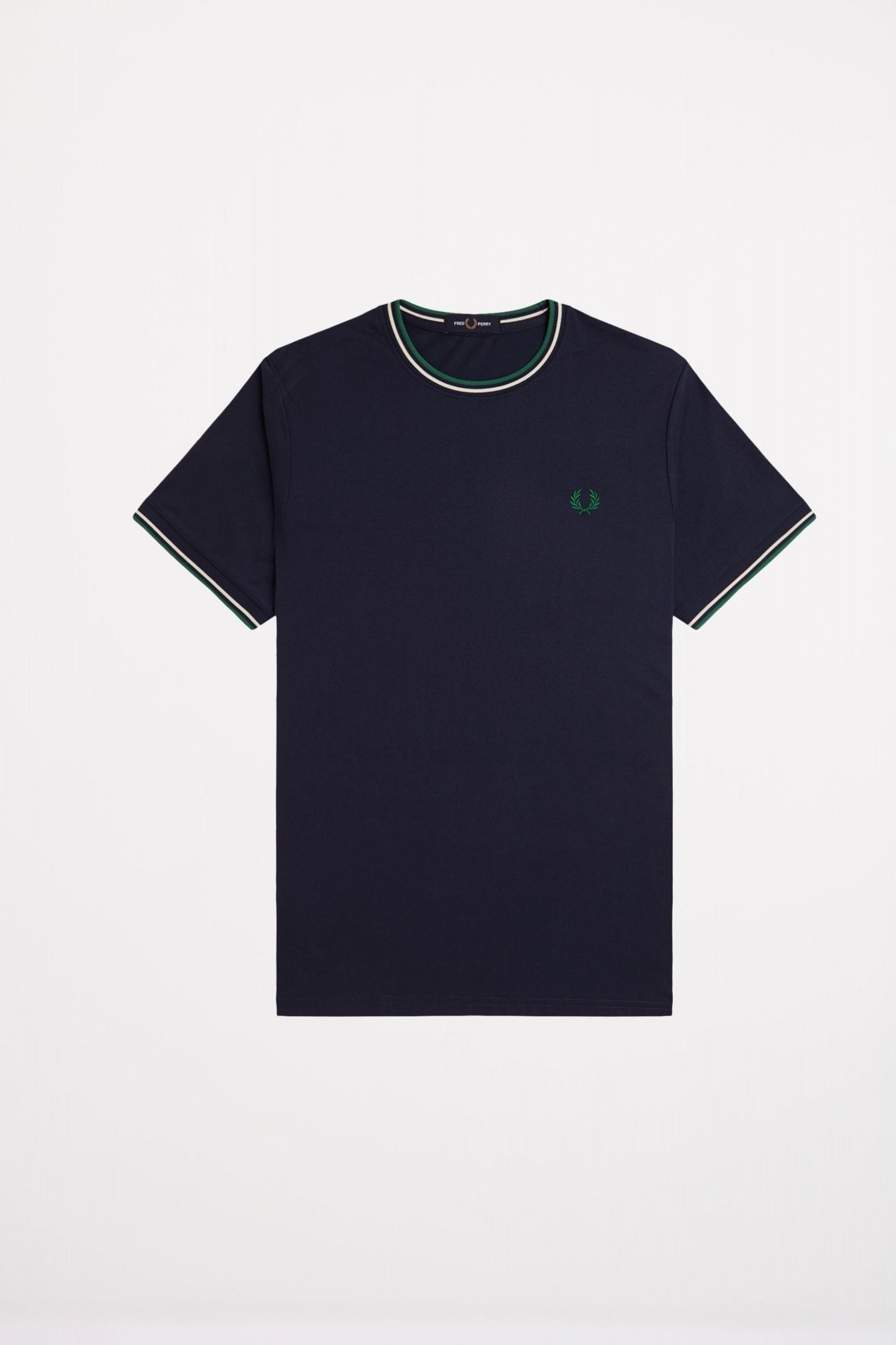 FRED PERRY TWIN TIPPED T-SHIRT en color AZUL (2)