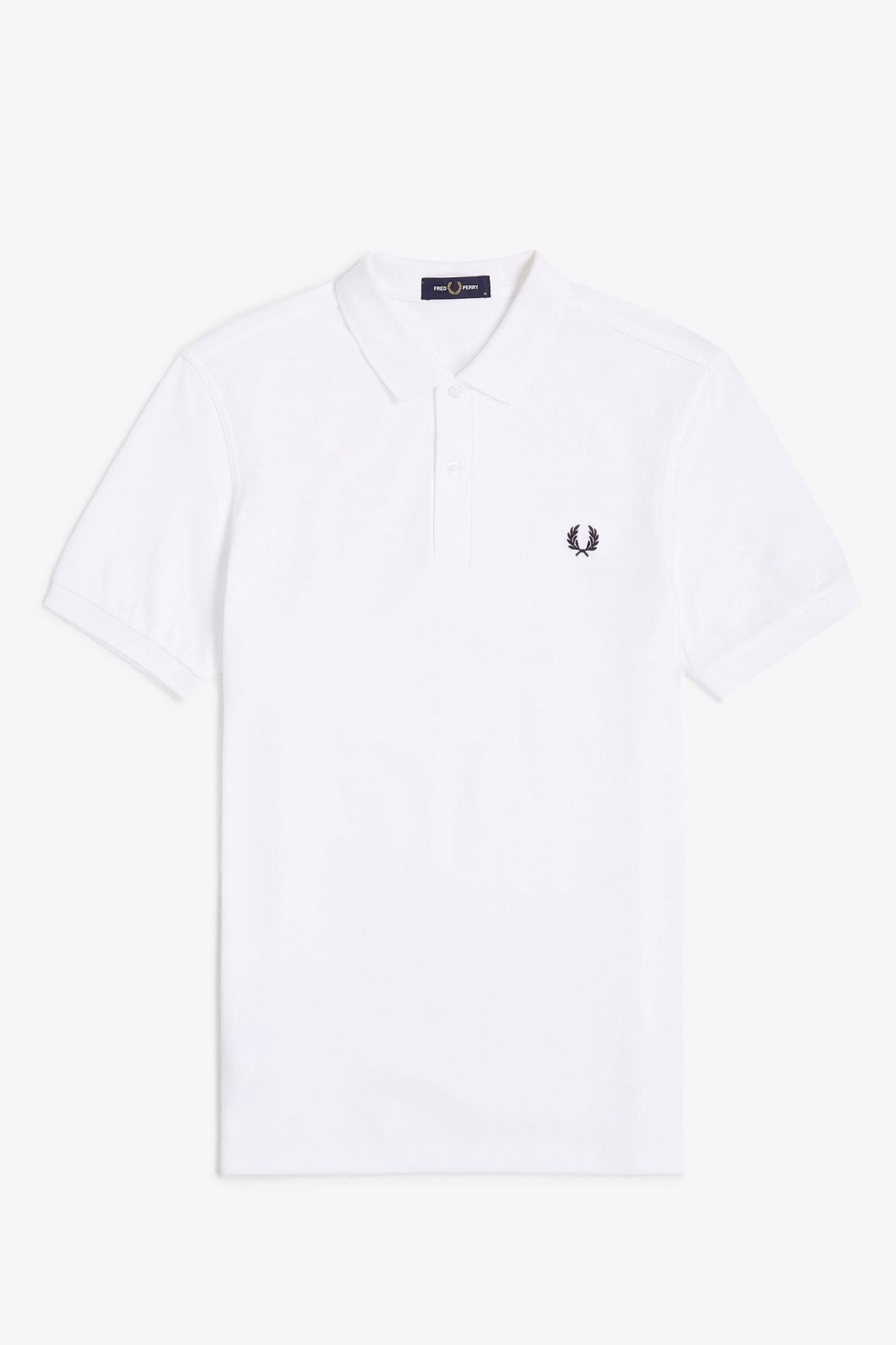 FRED PERRY  PLAIN FRED PERRY SHIRT en color BLANCO (2)