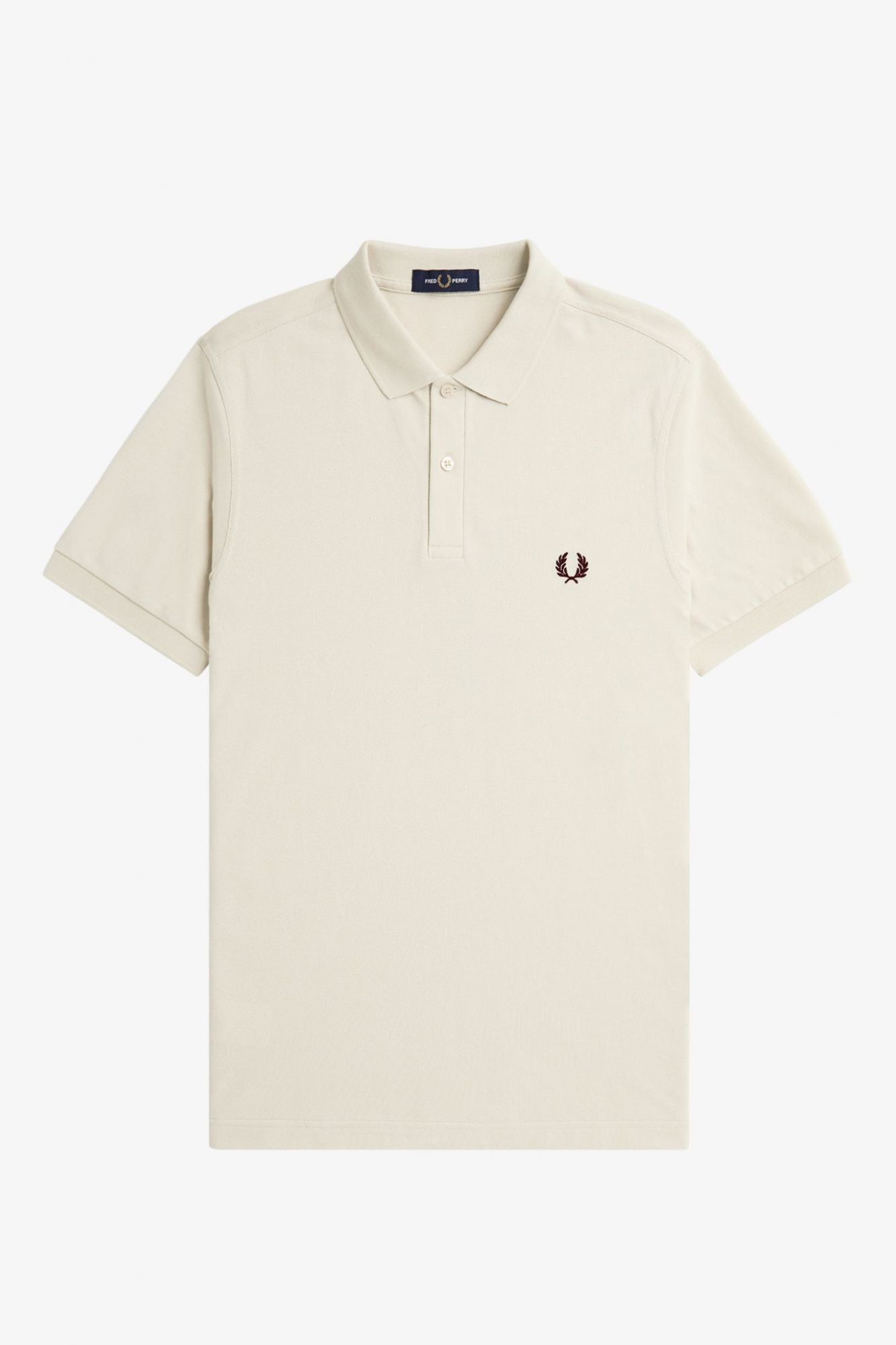 FRED PERRY  PLAIN FRED PERRY SHIRT en color BEIS (2)