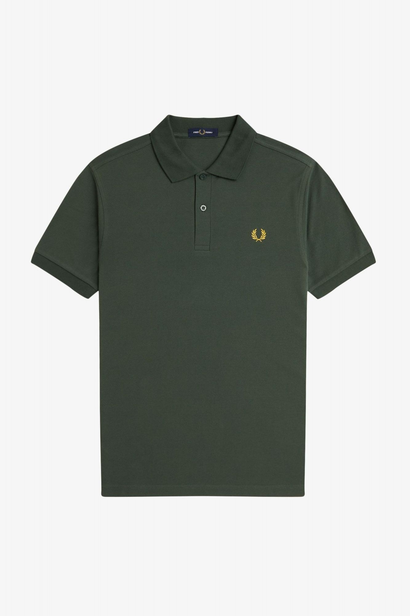 FRED PERRY  PLAIN FRED PERRY SHIRT en color VERDE (2)