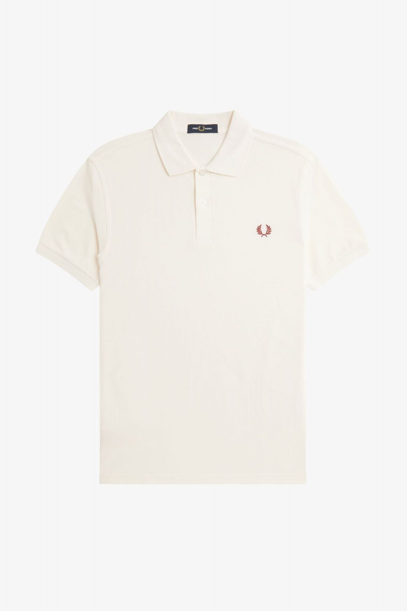 FRED PERRY  PLAIN FRED PERRY SHIRT en color BLANCO (2)