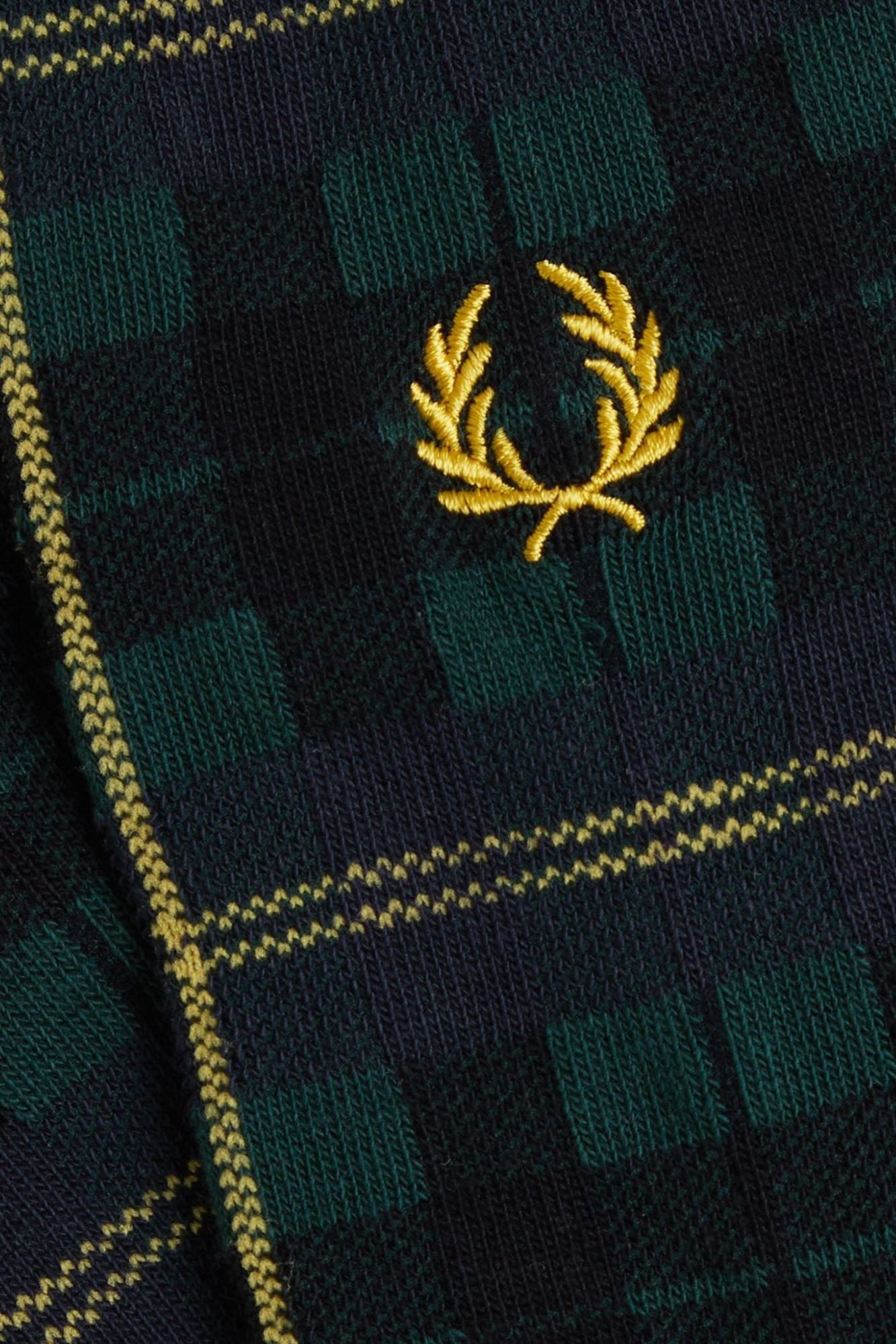 FRED PERRY CHECK SOCK en color AZUL (2)