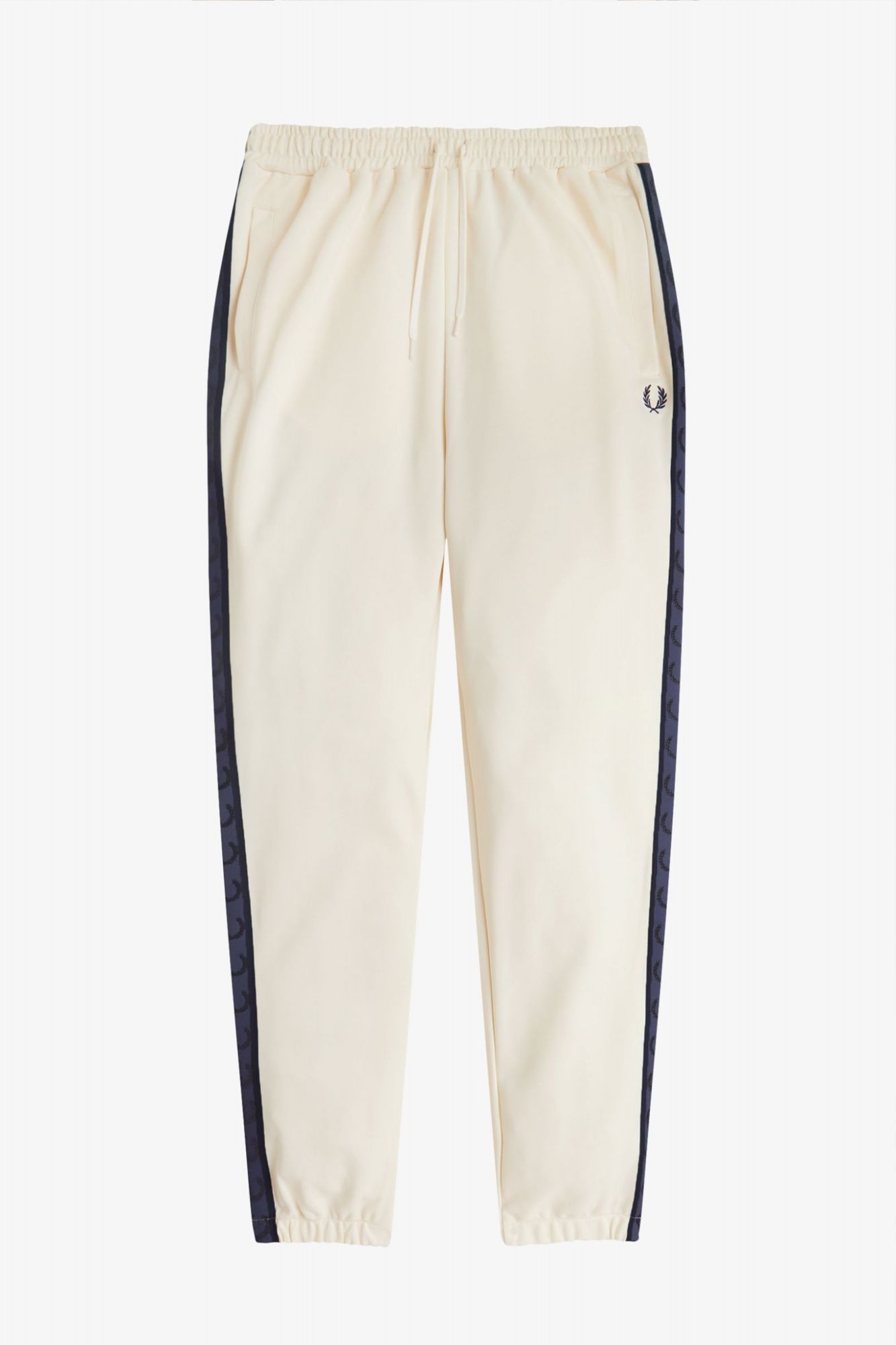 FRED PERRY CONTRAST TAPED TRACK PANT en color BEIS (2)
