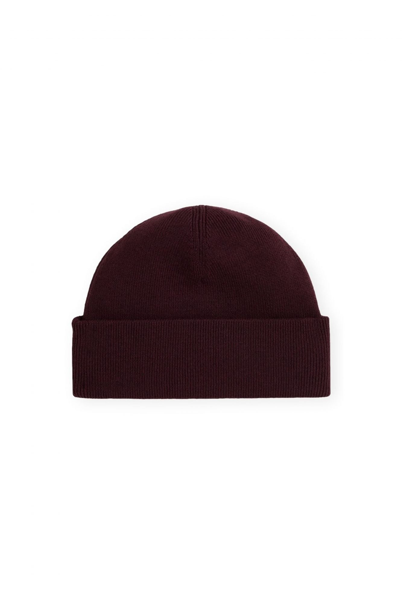 FRED PERRY  CLASSIC BEANIE  en color BURDEOS (2)