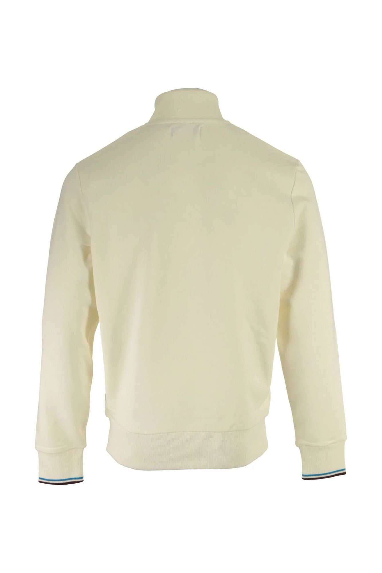 FRED PERRY HALF ZIP SWEATSHIRT en color BLANCO (2)