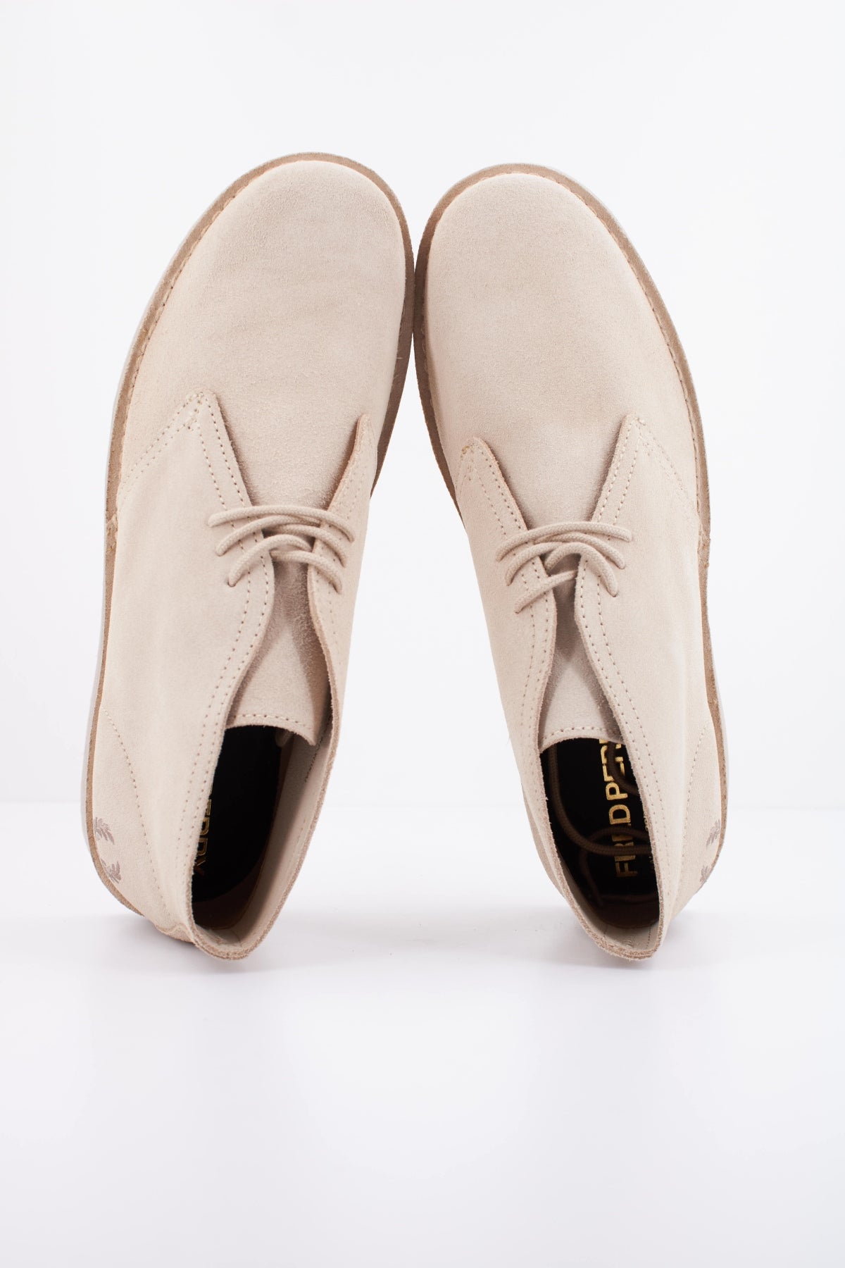 FRED PERRY HAWLEY SUEDE en color MARRON CLARO (3)
