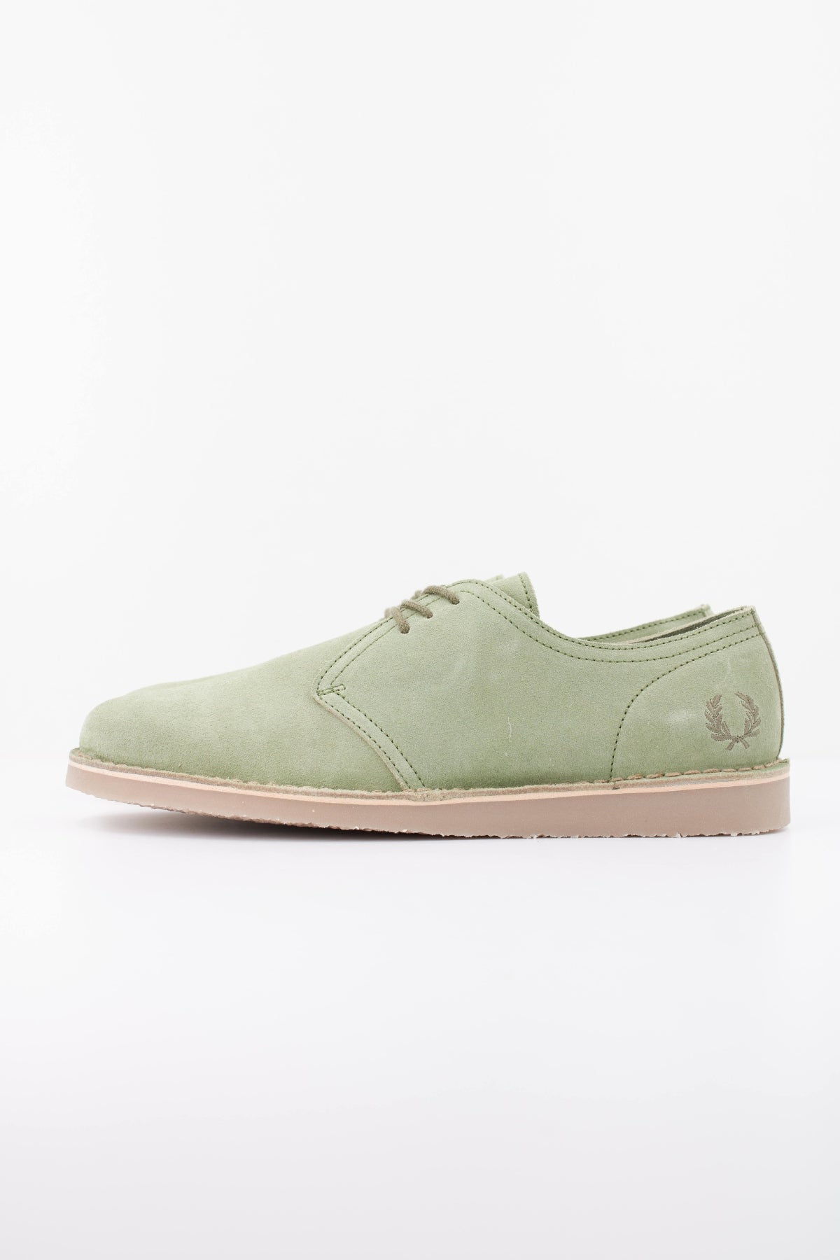 FRED PERRY  ZAPATO LINDEN SUEDE  en color VERDE (1)