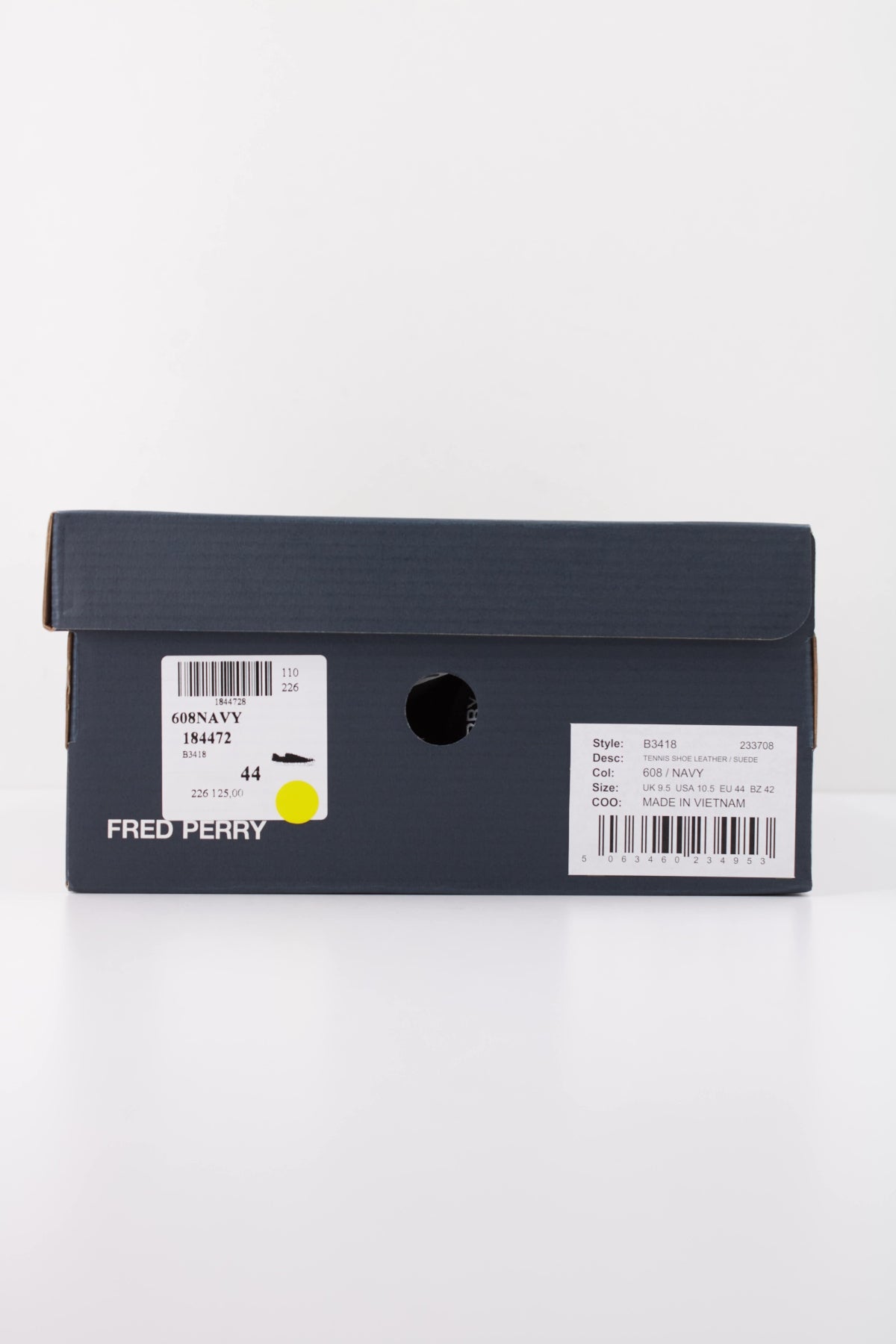 FRED PERRY B3418 ZAPATILLA TENNIS SHOE en color AZUL (6)