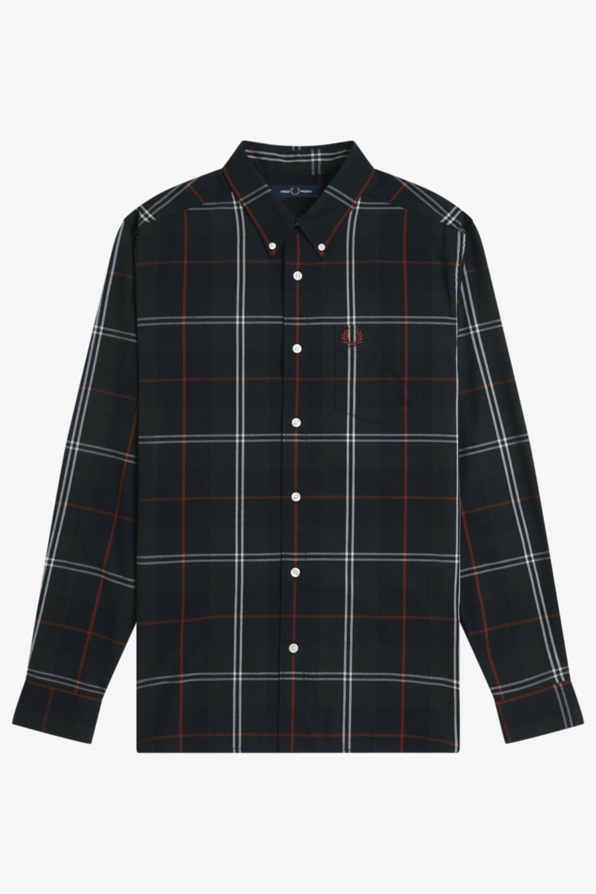 FRED PERRY POPLIN TARTAN SHIRT en color MULTICOLOR (3)