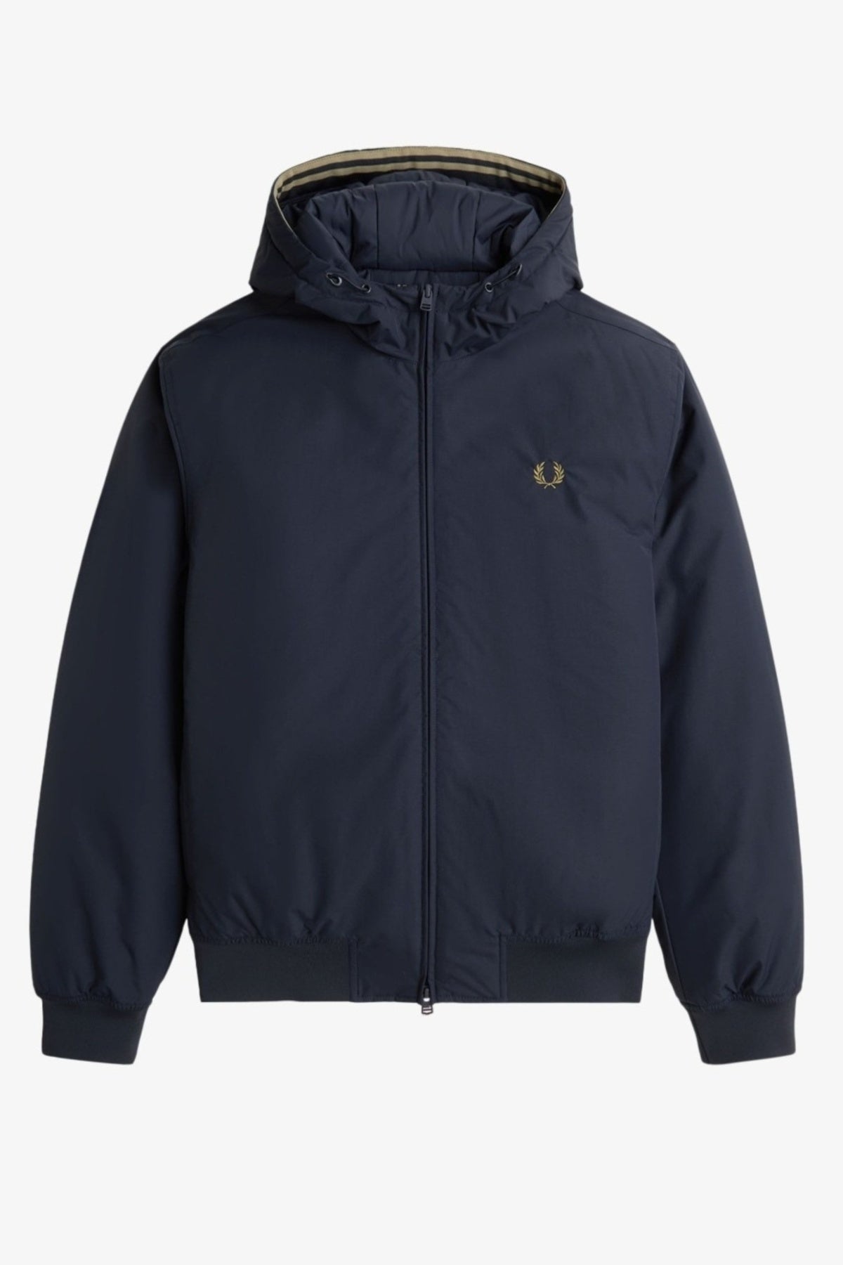FRED PERRY HOODED BRENTHAM JACKET J1304FP en color AZUL (1)