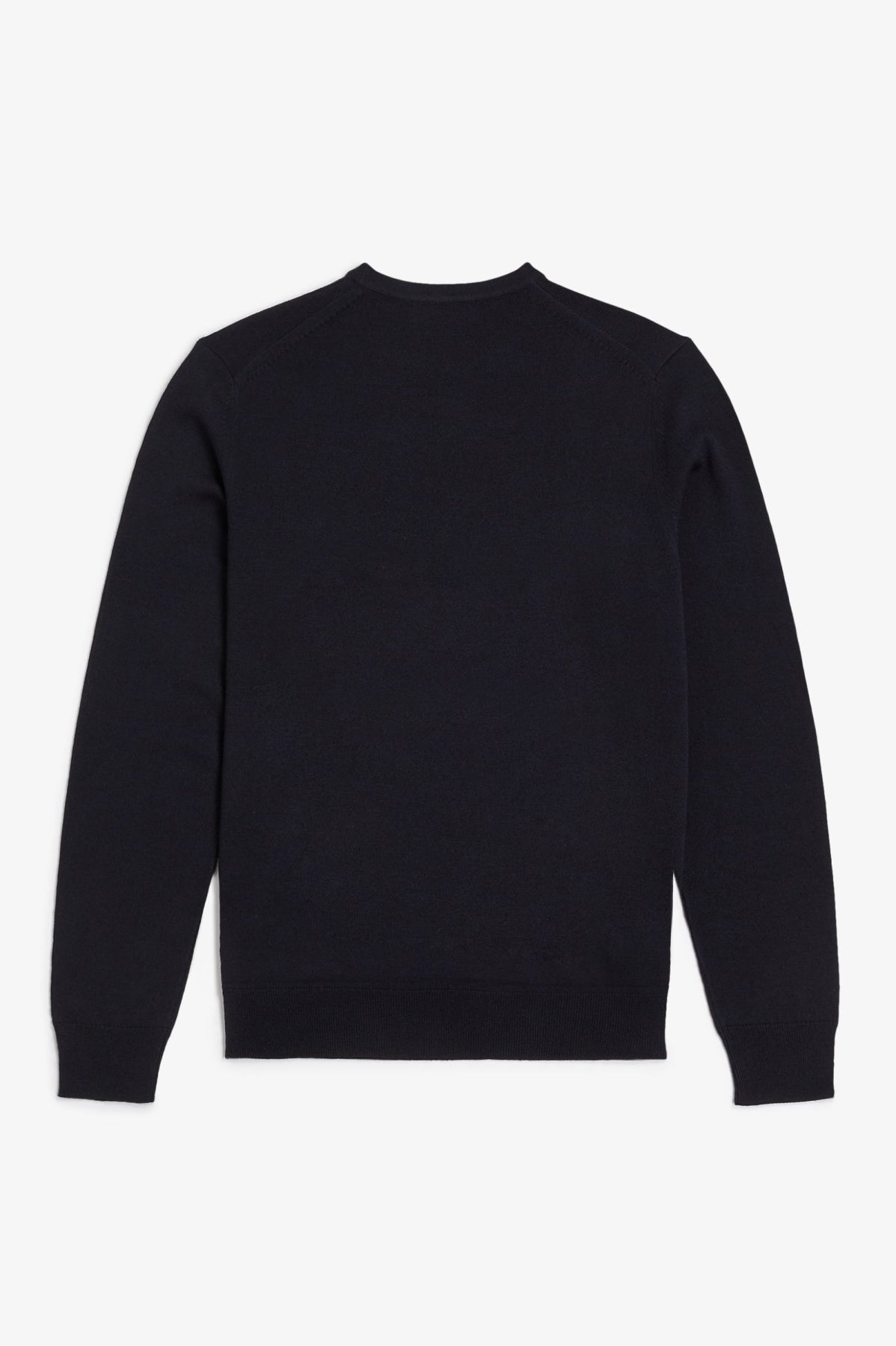 FRED PERRY CLASSIC CREW NECK JUMPER K9601FP en color NEGRO (2)