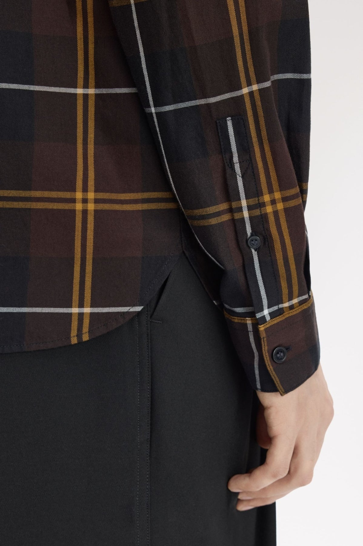 FRED PERRY TWILL TARTAN SHIRT M3457FP en color MULTICOLOR (3)