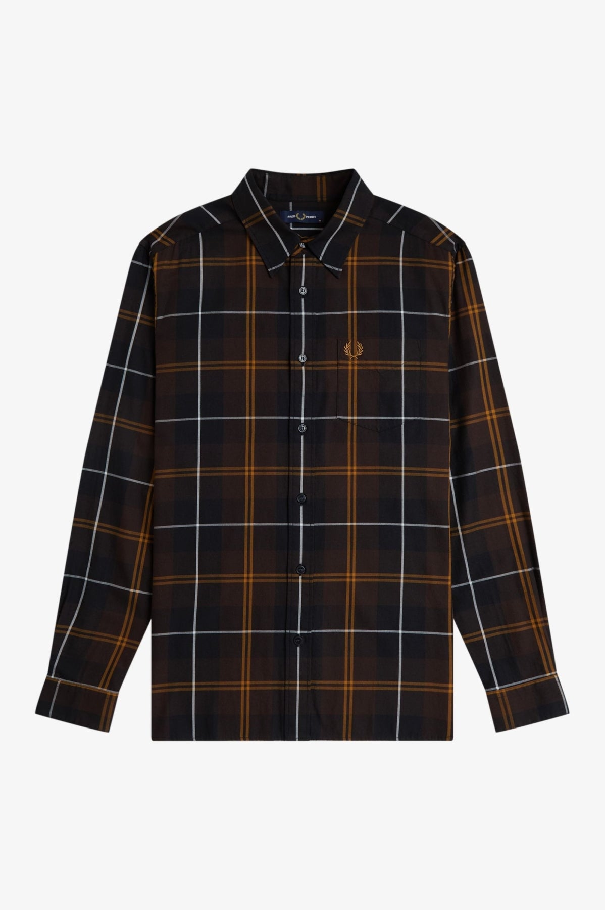 FRED PERRY TWILL TARTAN SHIRT en color MULTICOLOR (4)