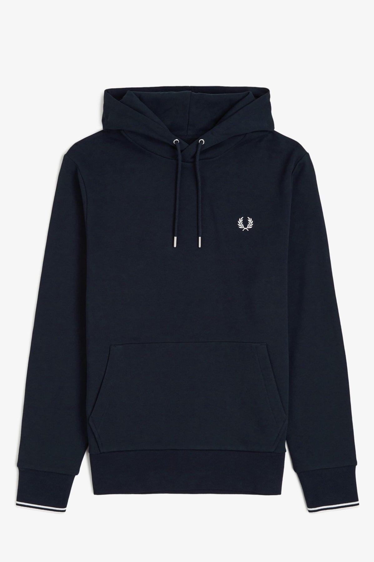FRED PERRY TIPPED HOODED SWEAT-SHIRT M3492FP en color AZUL (3)