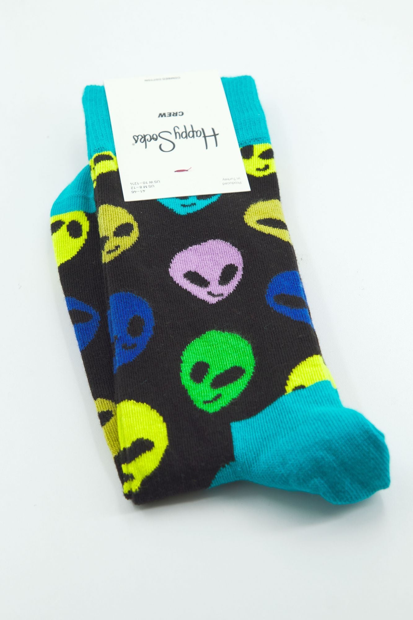 HAPPY SOCKS ALIEN  en color NEGRO (1)