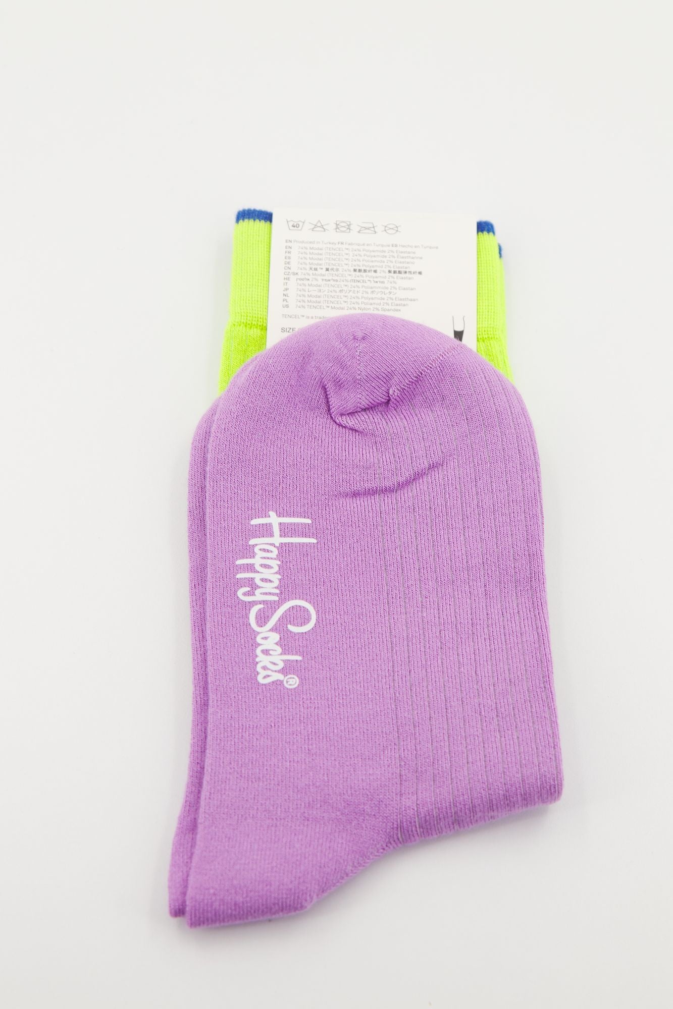 HAPPY SOCKS  I AM BLOCKED en color VERDE (2)