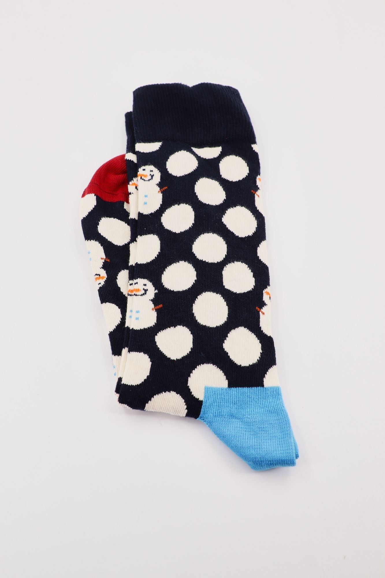 HAPPY SOCKS PACK BIG DOT SNOWMAN en color AZUL (2)