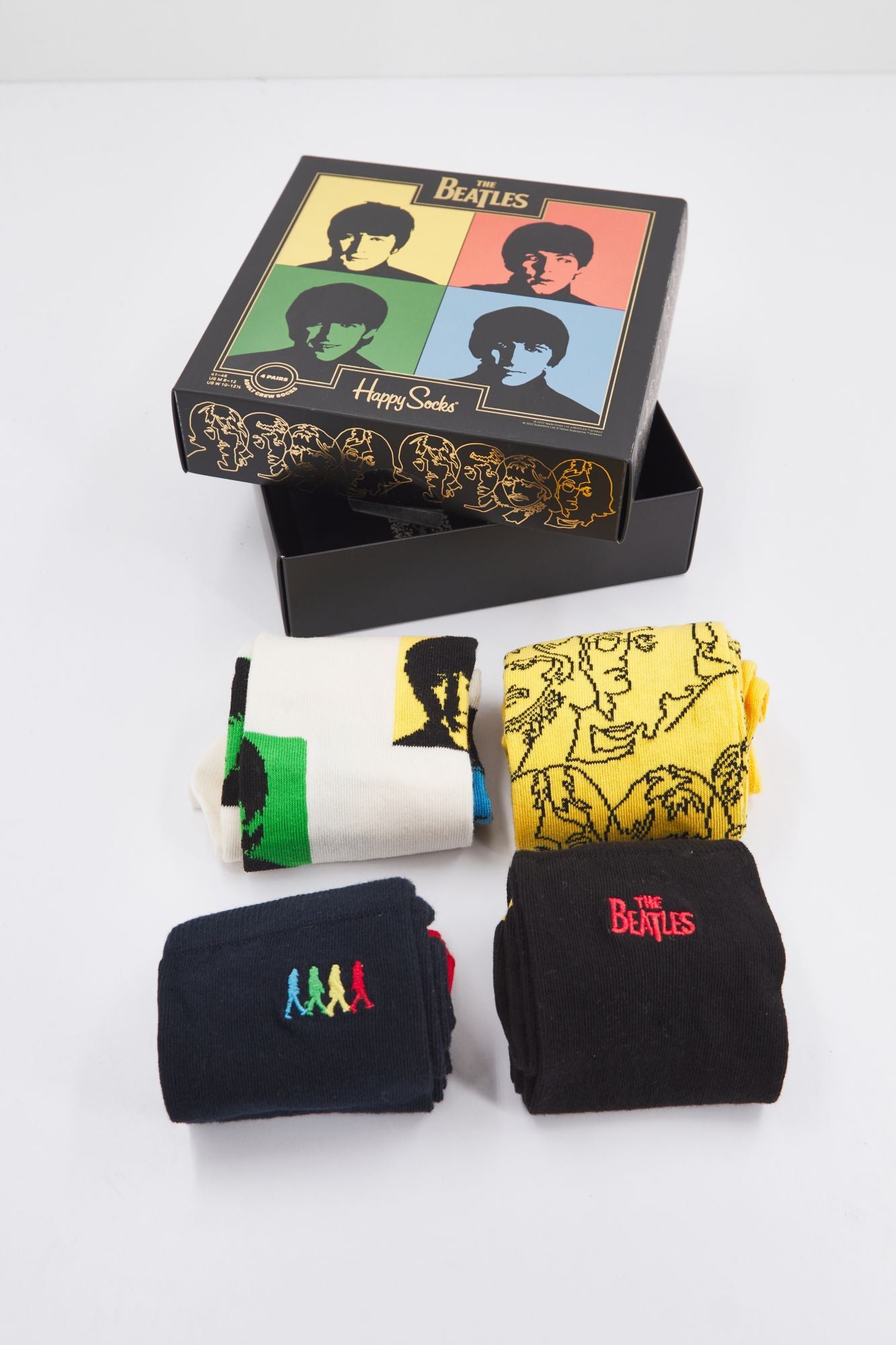 HAPPY SOCKS THE BEATLELS 4 PACK GIFT en color MULTICOLOR (2)