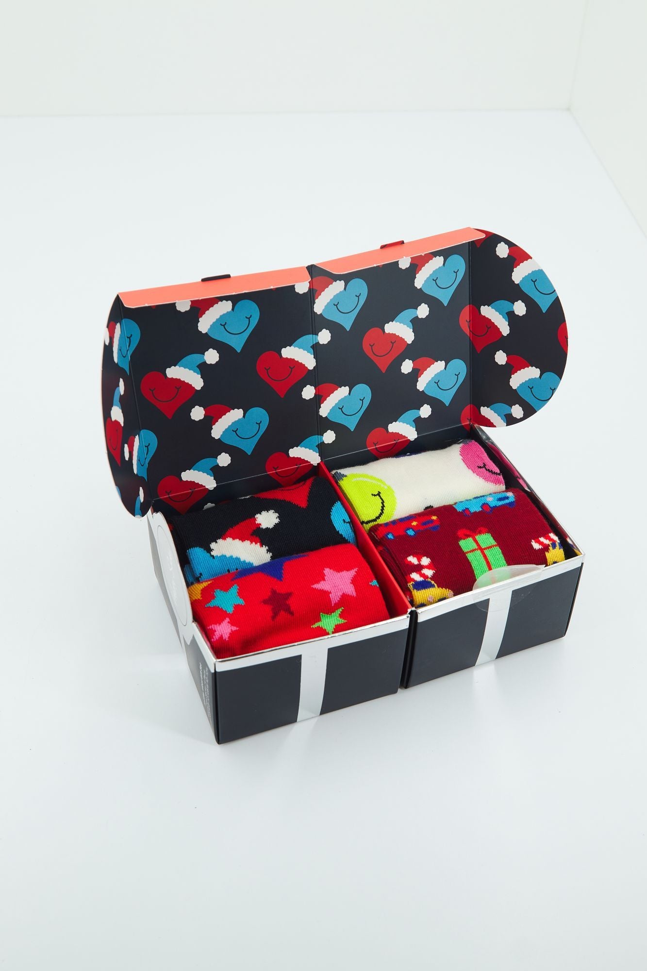 HAPPY SOCKS PACK HOLIDAY VIBES GIFT en color NEGRO (2)