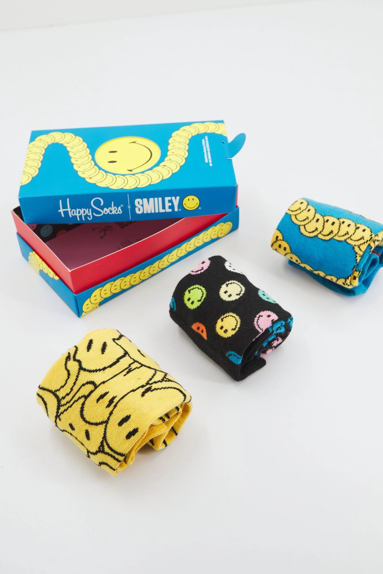 HAPPY SOCKS SMILE GIFT CREW SOCK en color MULTICOLOR (7)