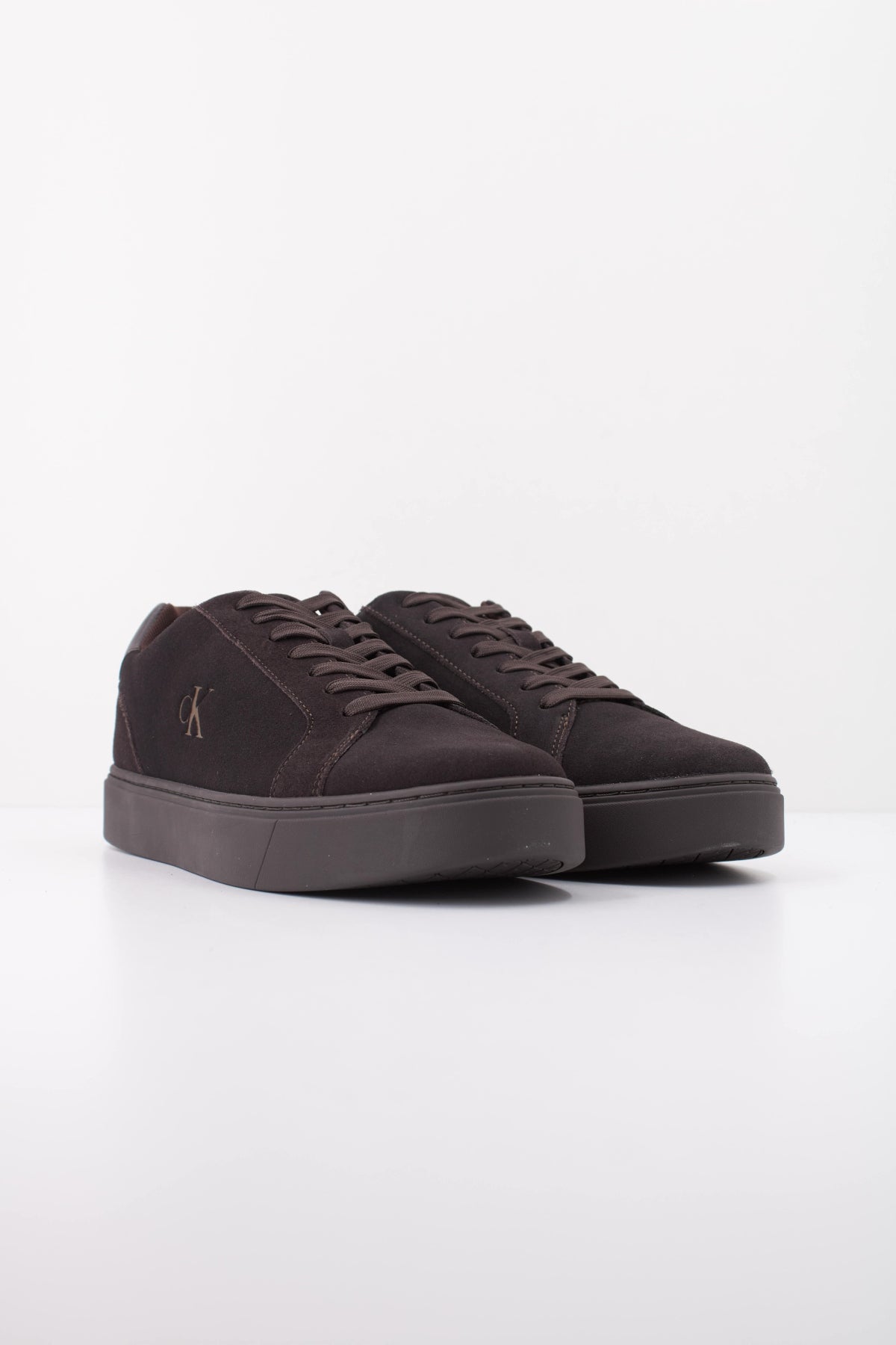 CALVIN KLEIN YM0YM01434 CLASSIC CUPSOLE LACEUP en color MARRON (2)