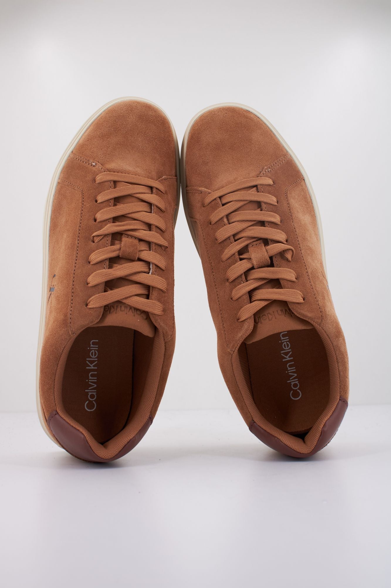 CALVIN KLEIN CLASSIC CUPSOLE LACEUP S en color MARRON (3)