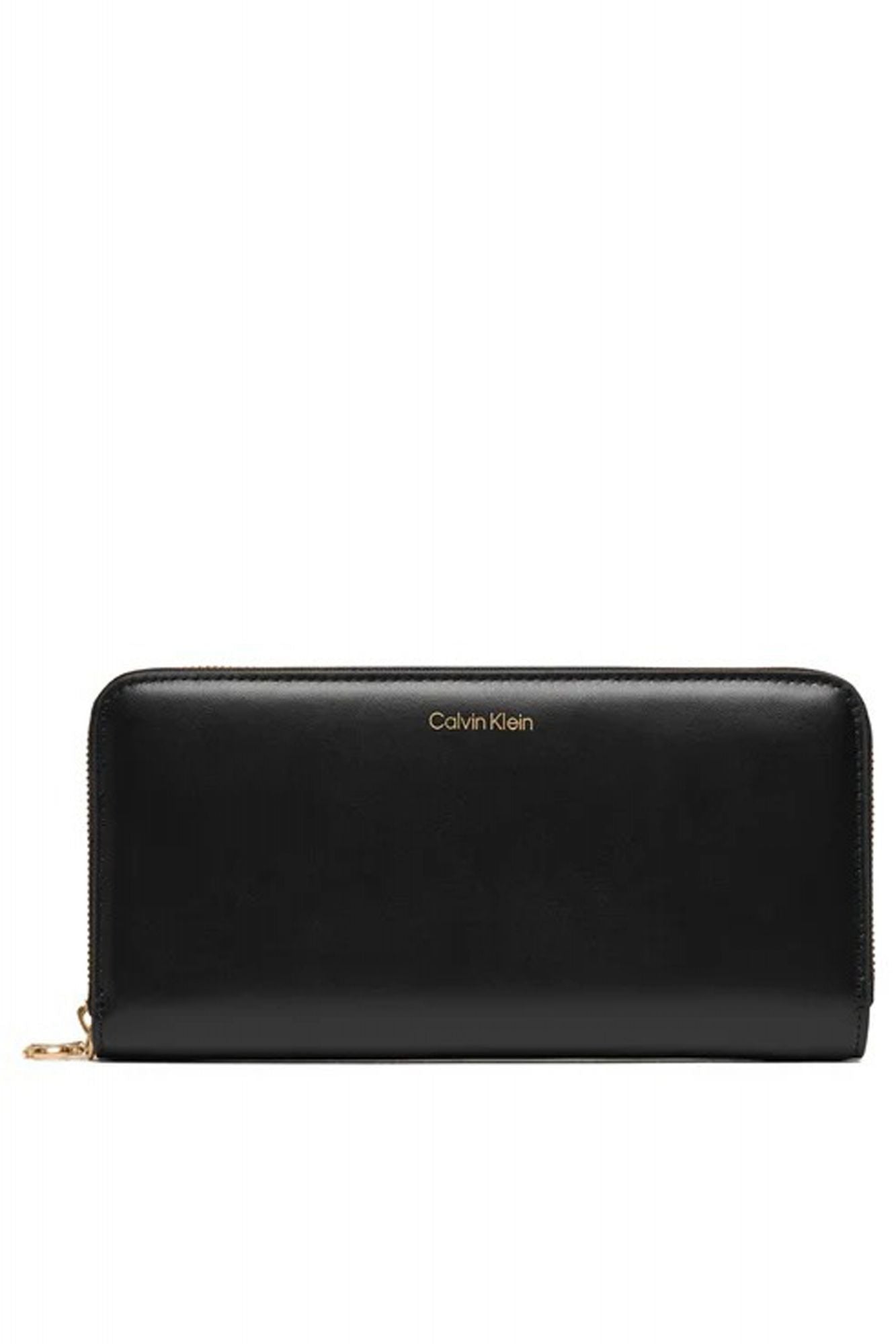 CALVIN KLEIN CK LARGE ZIP AROUND en color NEGRO (1)