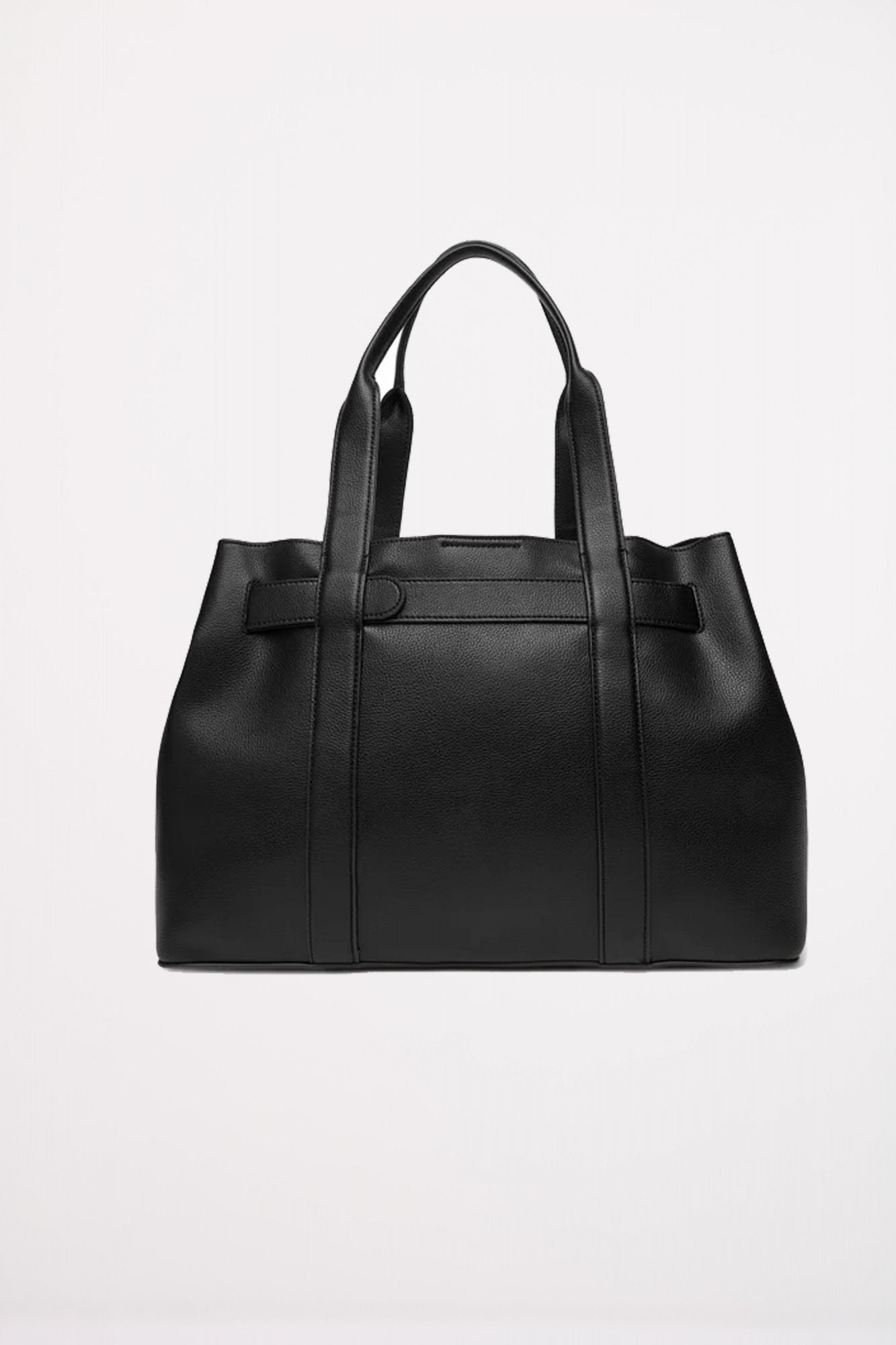 CALVIN KLEIN BUCKLE MEDIUM TOTE en color NEGRO (2)