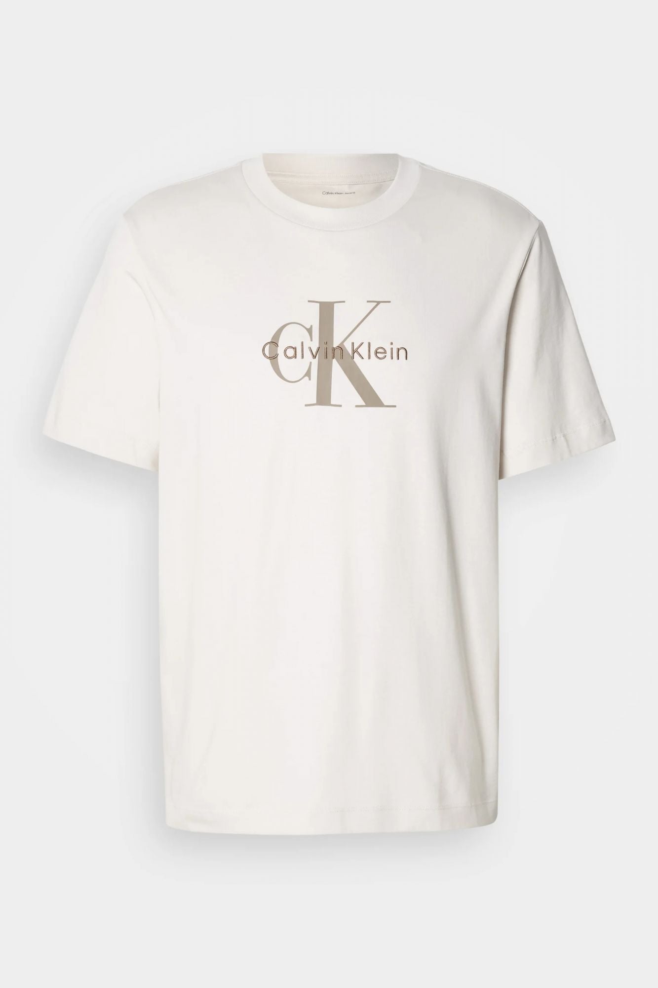 CALVIN KLEIN HERO MONOLOGO TEE 20S en color BLANCO (2)