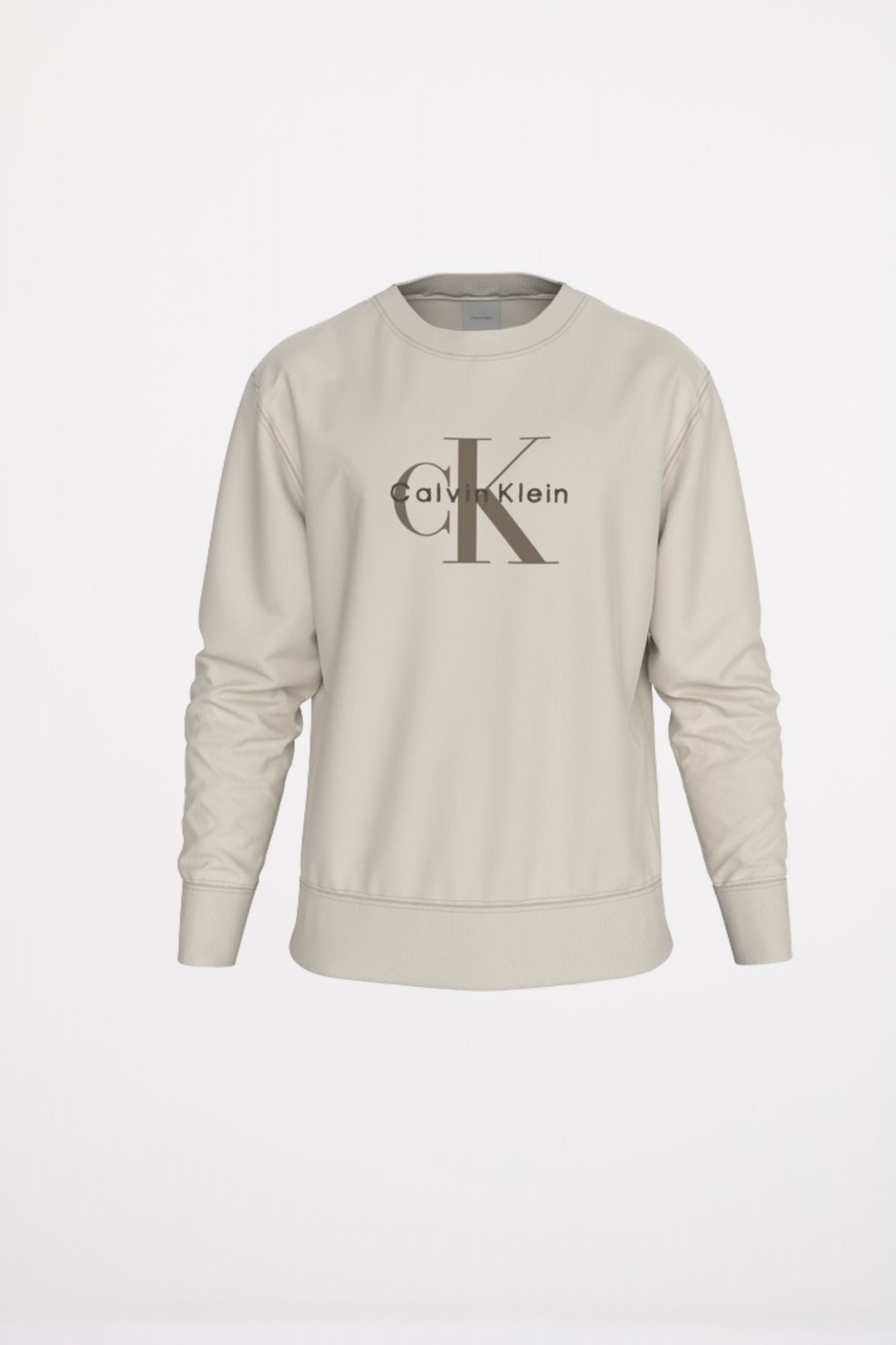 CALVIN KLEIN LS EU 350TERRY MONOLOGO en color BLANCO (1)