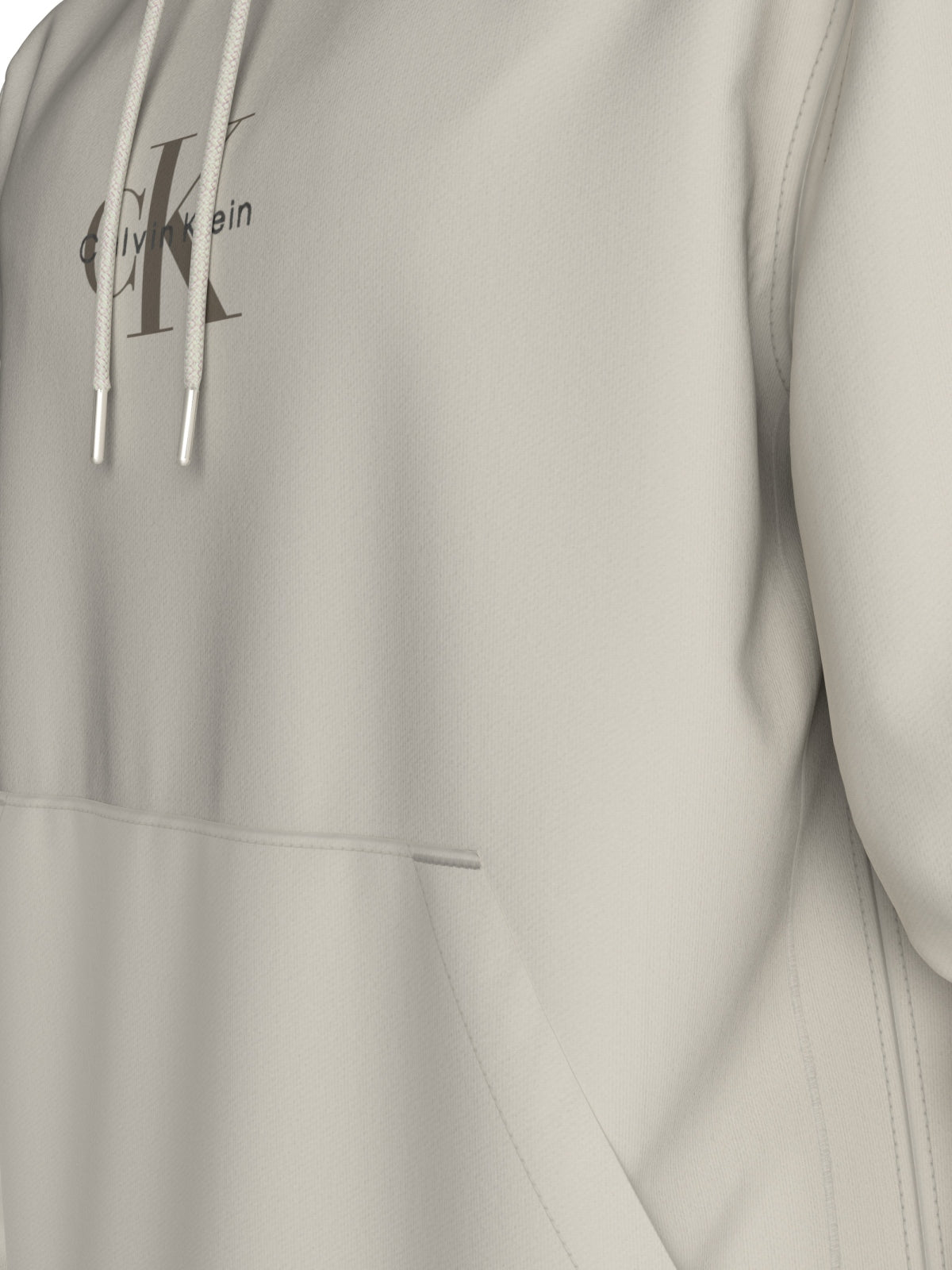 CALVIN KLEIN LV04RD243G 350TERY MCRO MNLGO HODIE en color BLANCO (3)