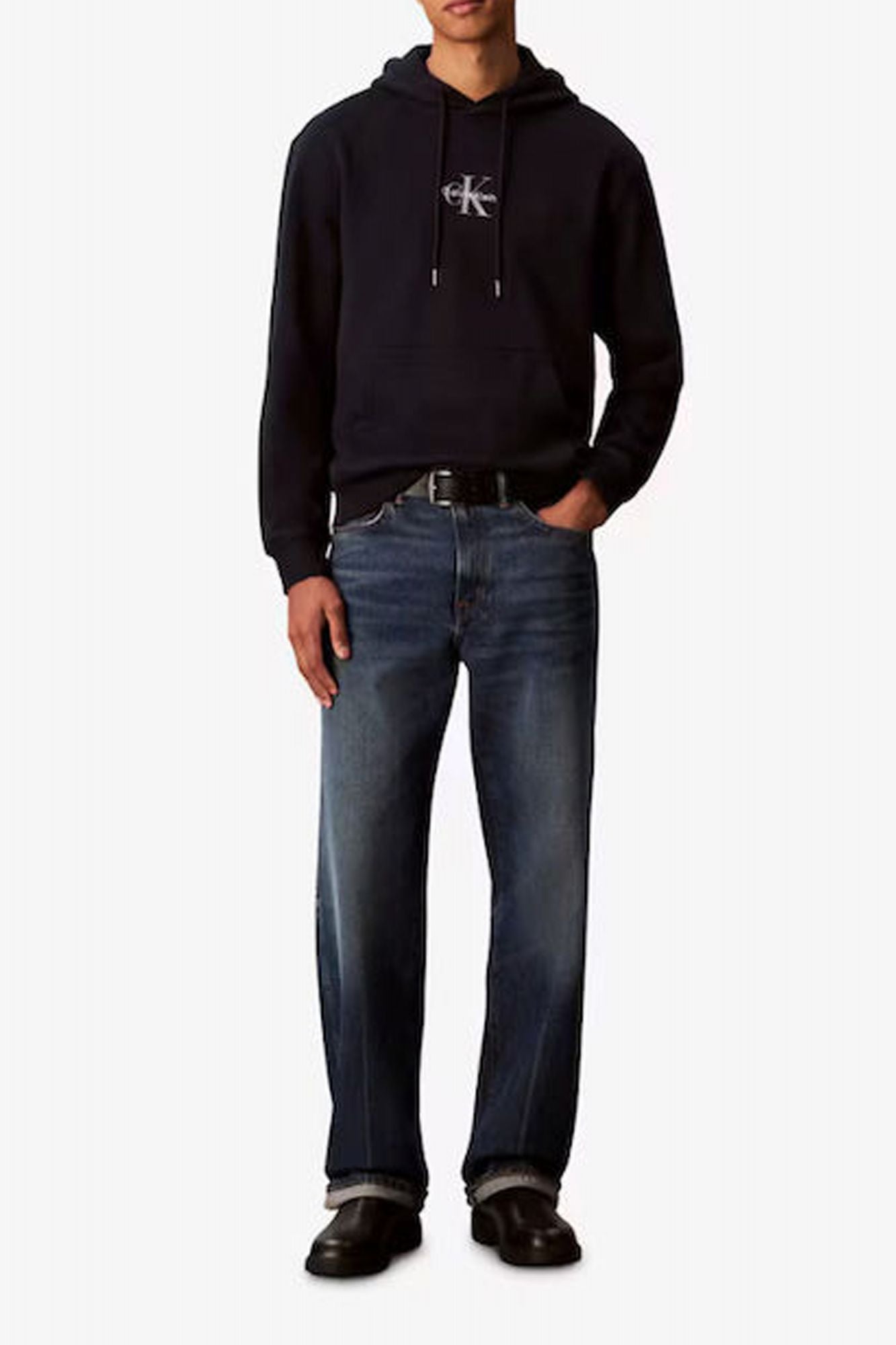 CALVIN KLEIN LS EU 350TERRY MICRO MON en color AZUL (4)