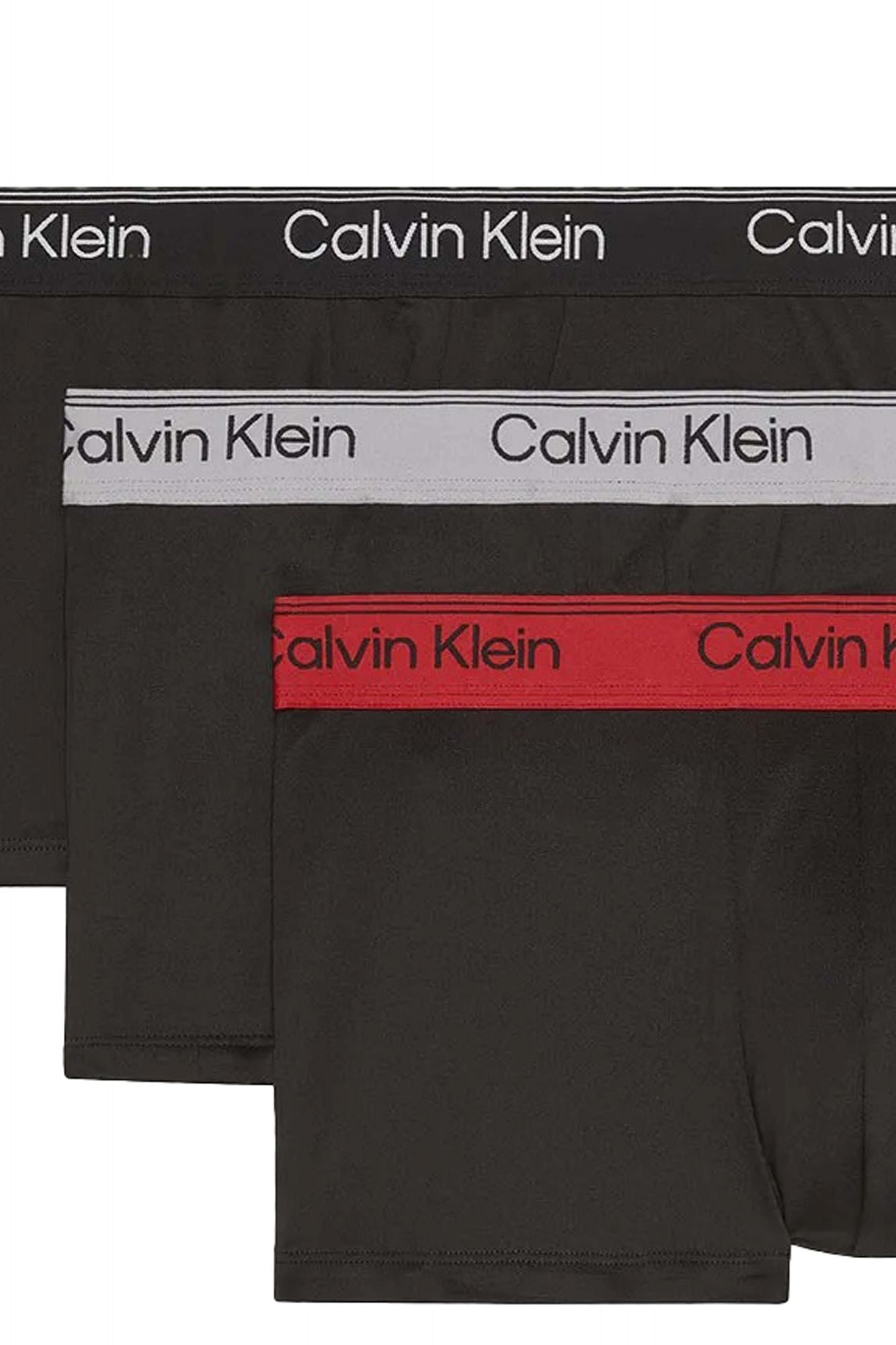 CALVIN KLEIN LOW RISE TRUNK 3PK en color NEGRO (2)