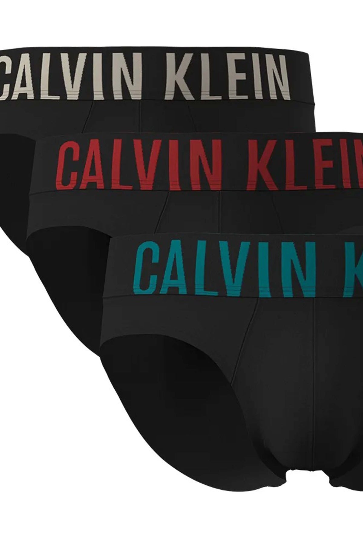 CALVIN KLEIN HIP BRIEF 3PK en color NEGRO (2)