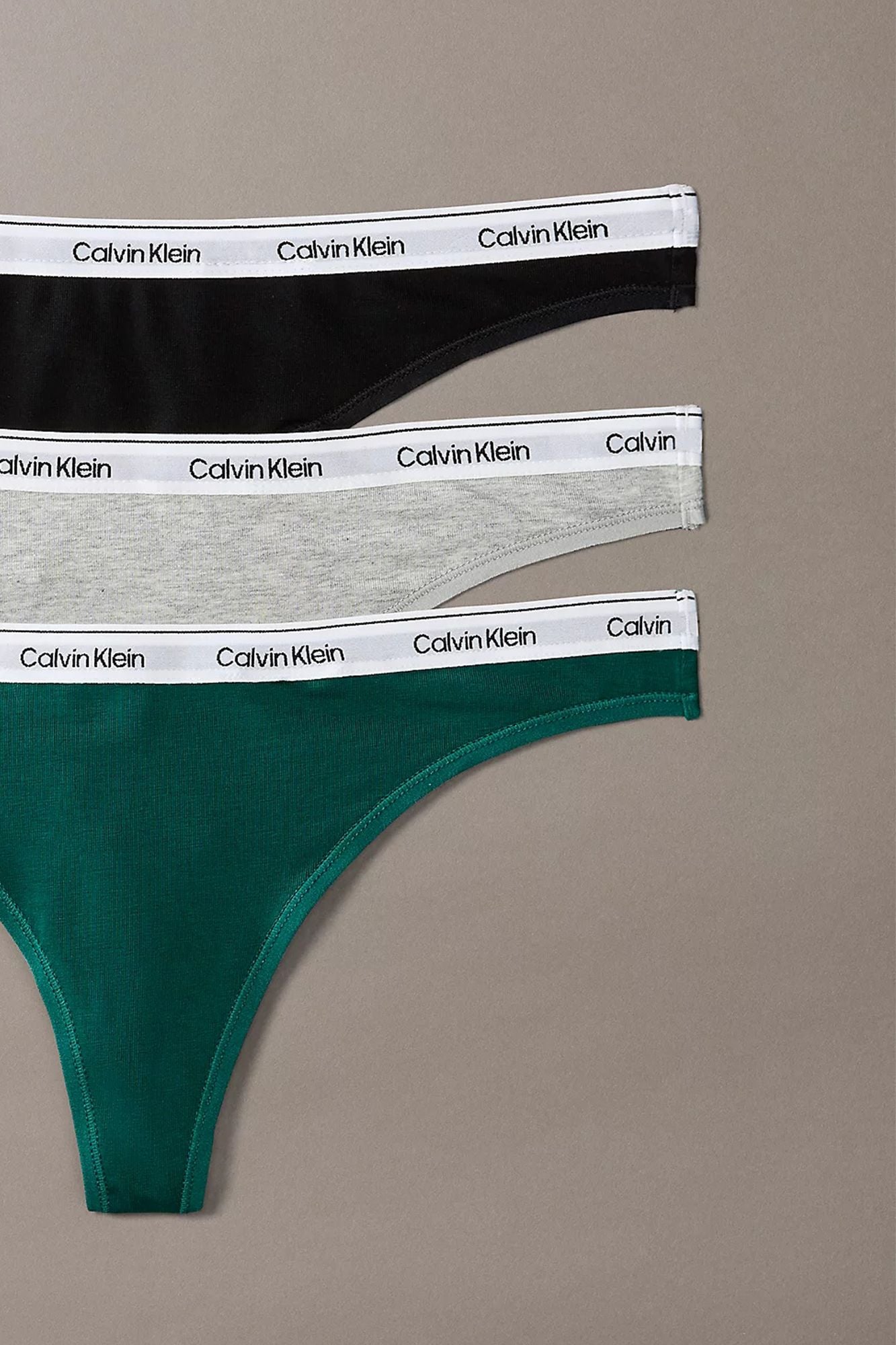 CALVIN KLEIN  THONG 3PK  en color MULTICOLOR (2)